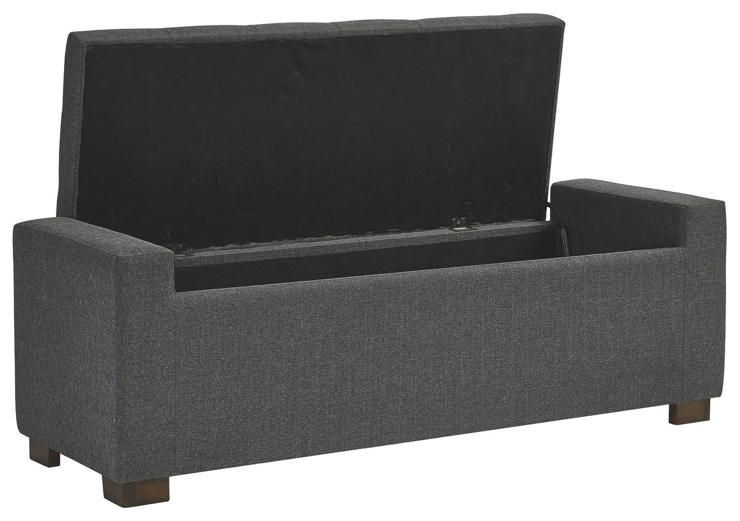 Cortwell - Gray - Storage Bench - Hornell Furniture Outlet