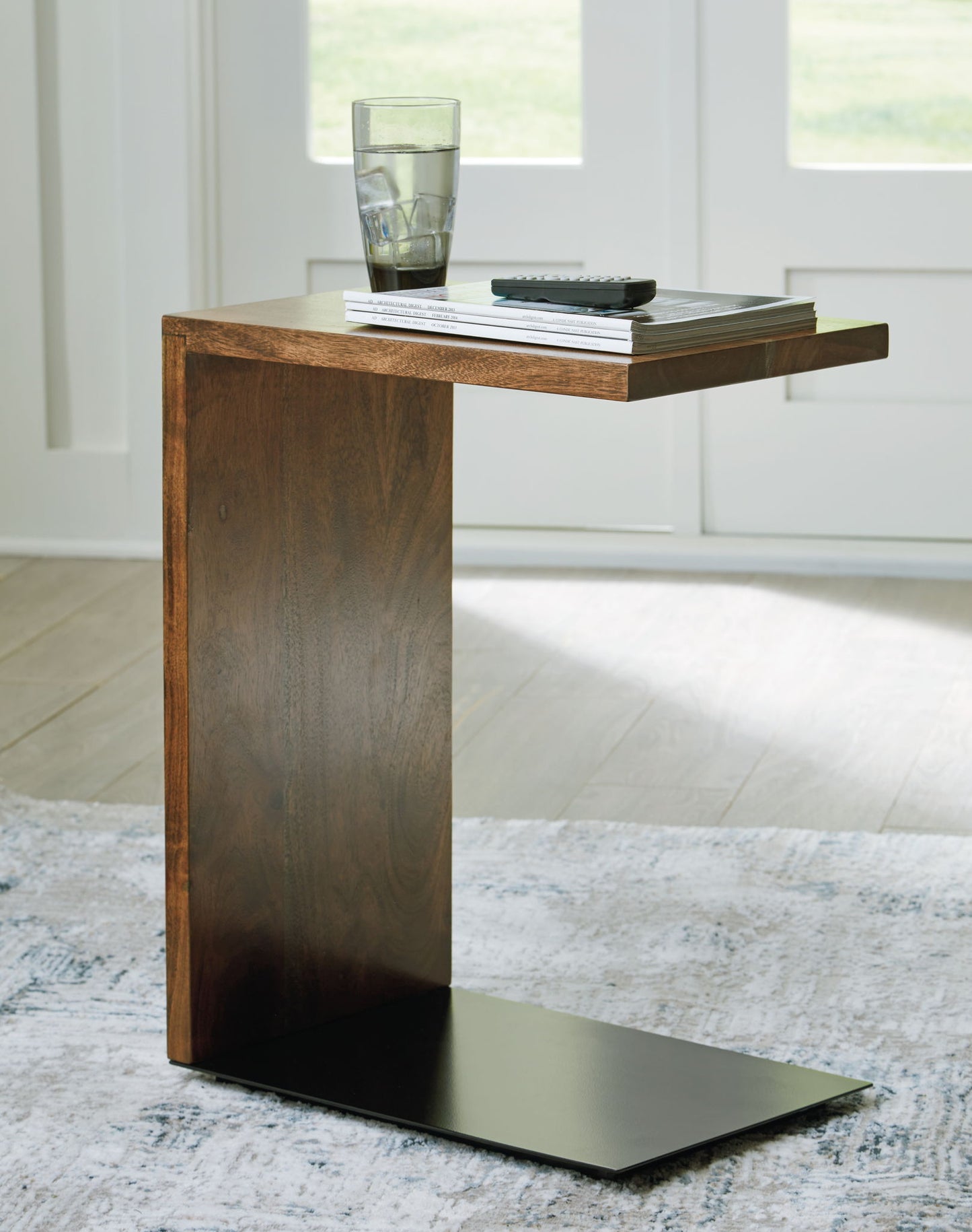Wimshaw - Brown / Black - Accent Table - Hornell Furniture Outlet