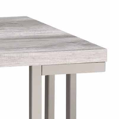 David - End Table - White - Hornell Furniture Outlet