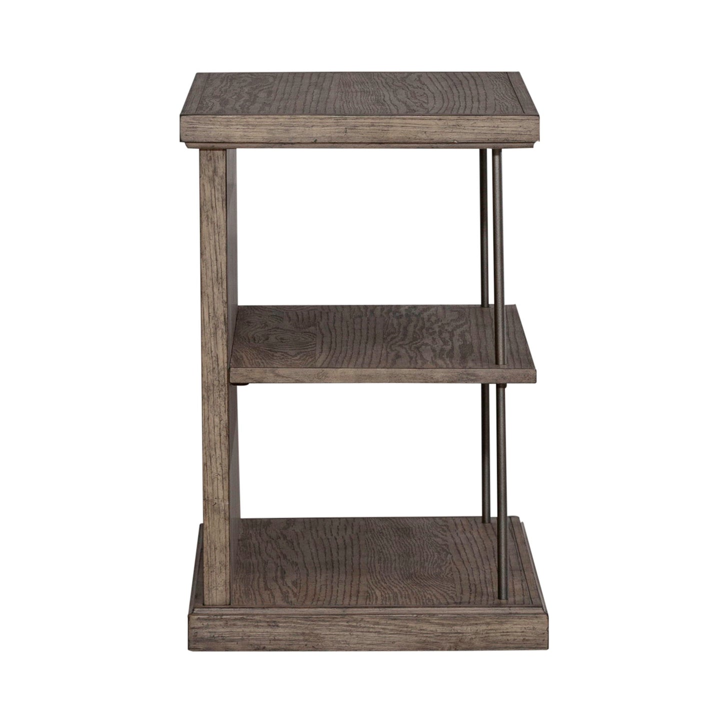 City Scape - Chair Side Table - Burnished Beige - Hornell Furniture Outlet