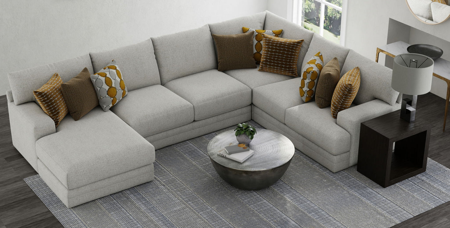 Tori - Sectional With Comfort Coil Seating And Accent Pillows Included - Hornell Furniture Outlet