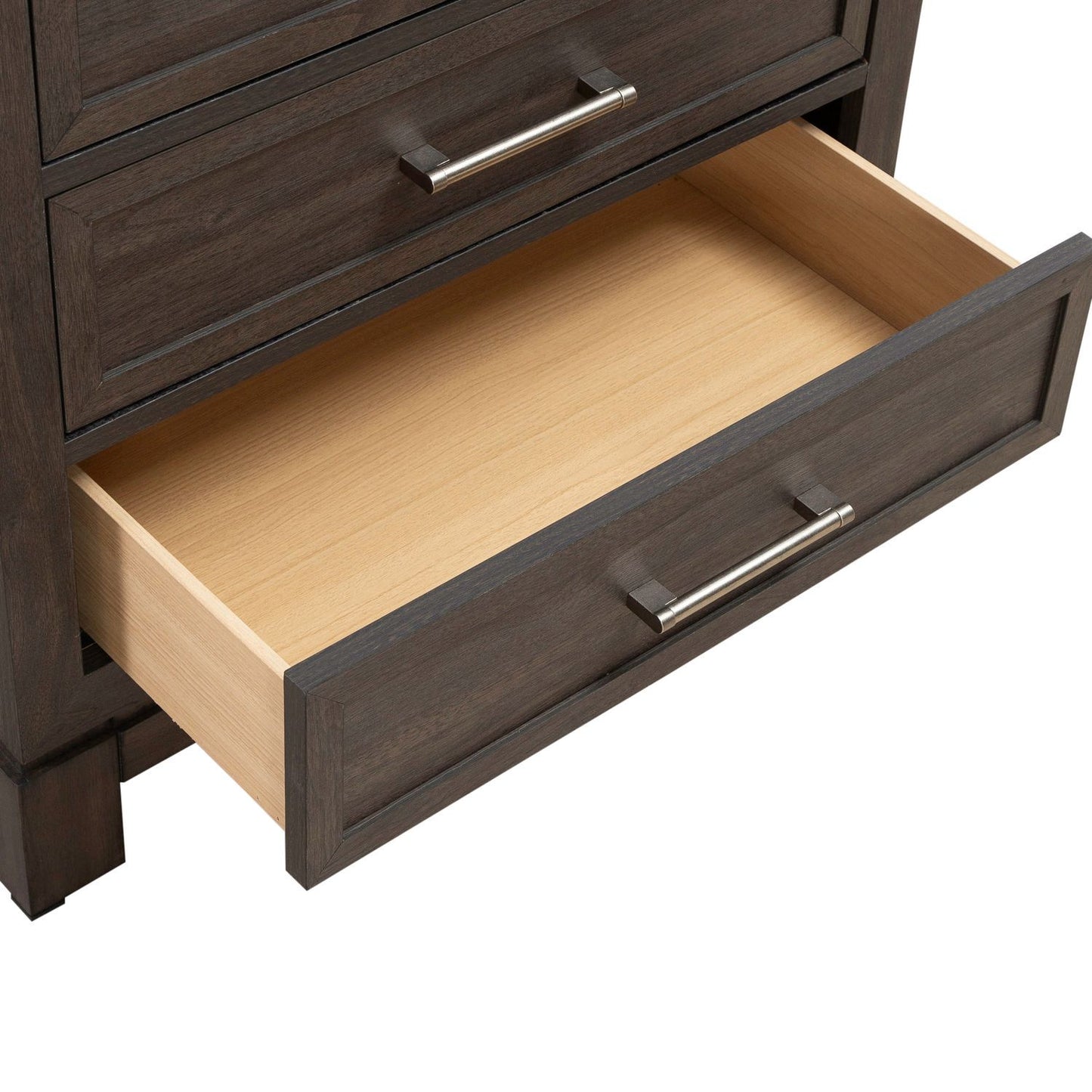 Modern Edge - Nightstand With Charging Station - Brown - Hornell Furniture Outlet
