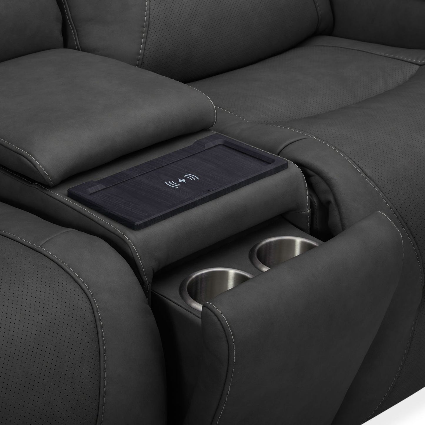 Chapman - Loveseat With Console P2 & ZG - Hornell Furniture Outlet