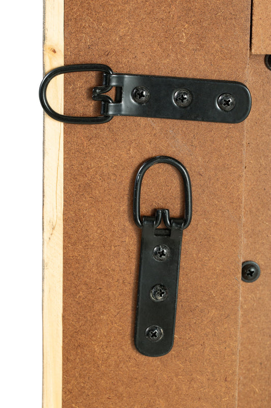 Waltleigh - Distressed Brown - Accent Mirror - Hornell Furniture Outlet