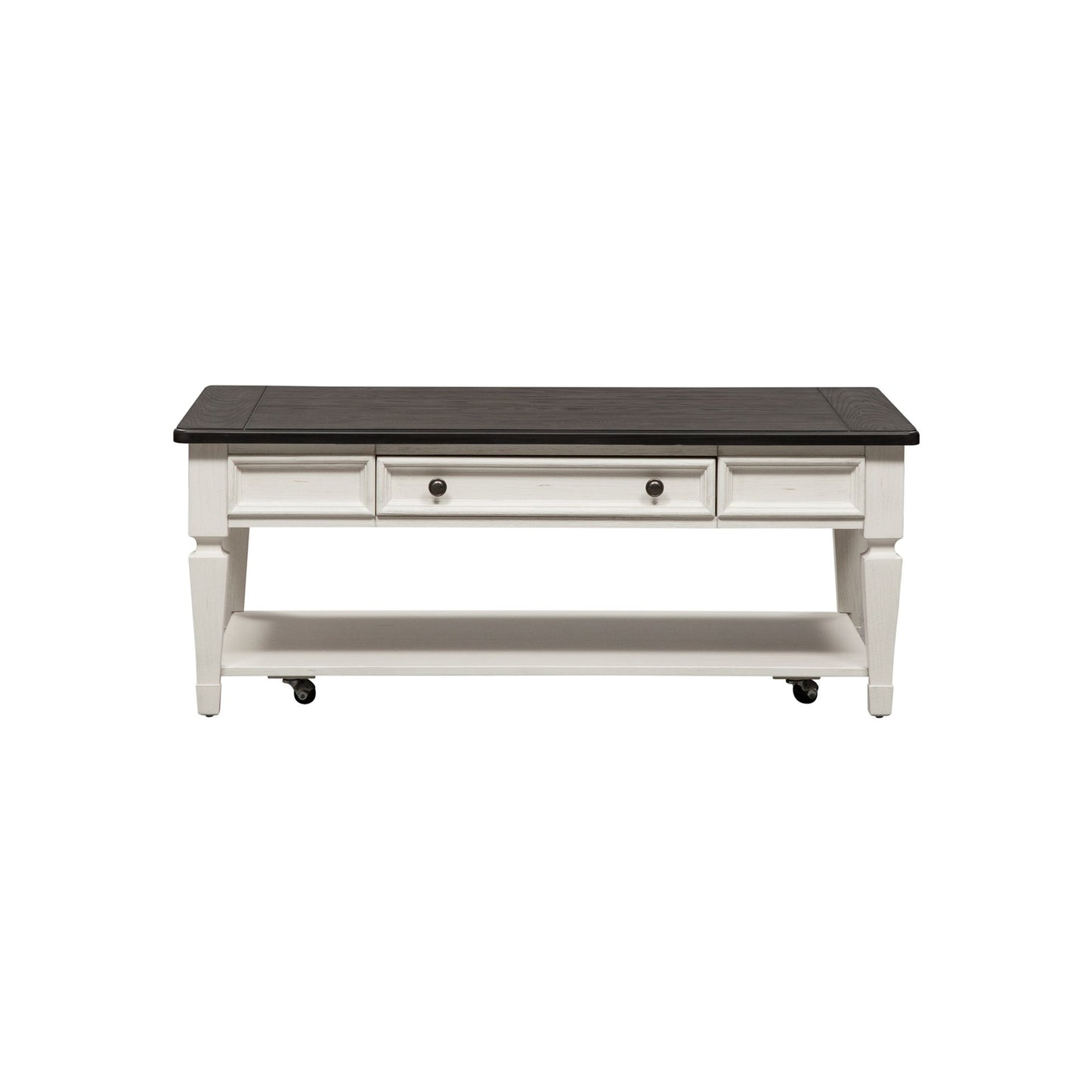 Allyson Park - Rectangular Cocktail Table - White - Hornell Furniture Outlet