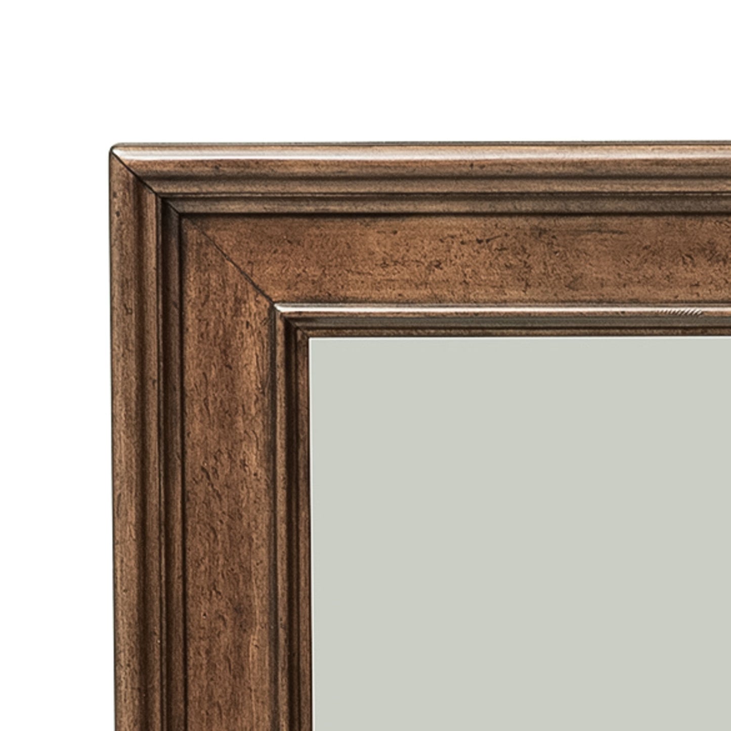Rustic Traditions - Dresser & Mirror - Dark Brown - Hornell Furniture Outlet
