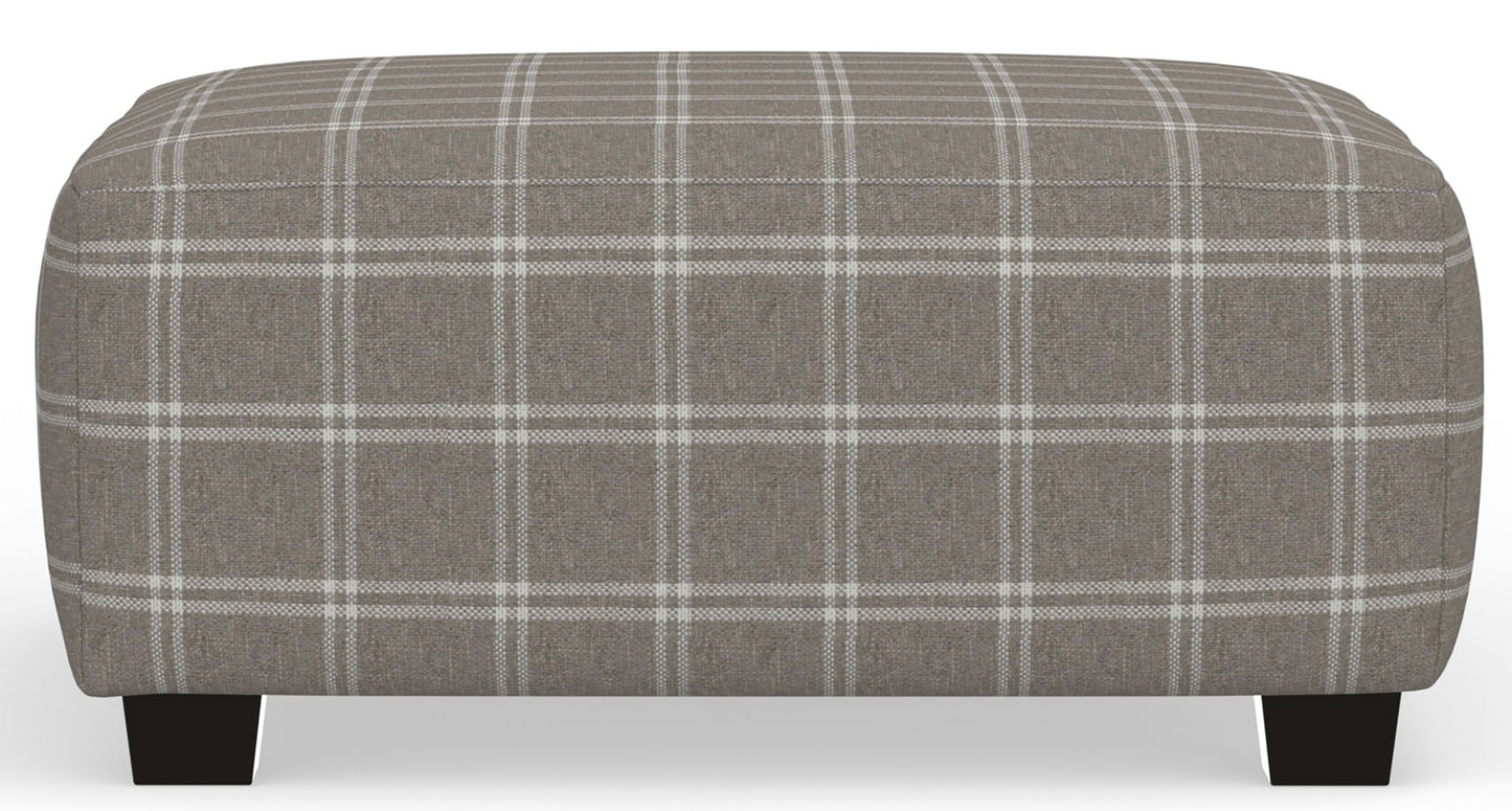 Magnolia - Cocktail Ottoman - Mink - Hornell Furniture Outlet