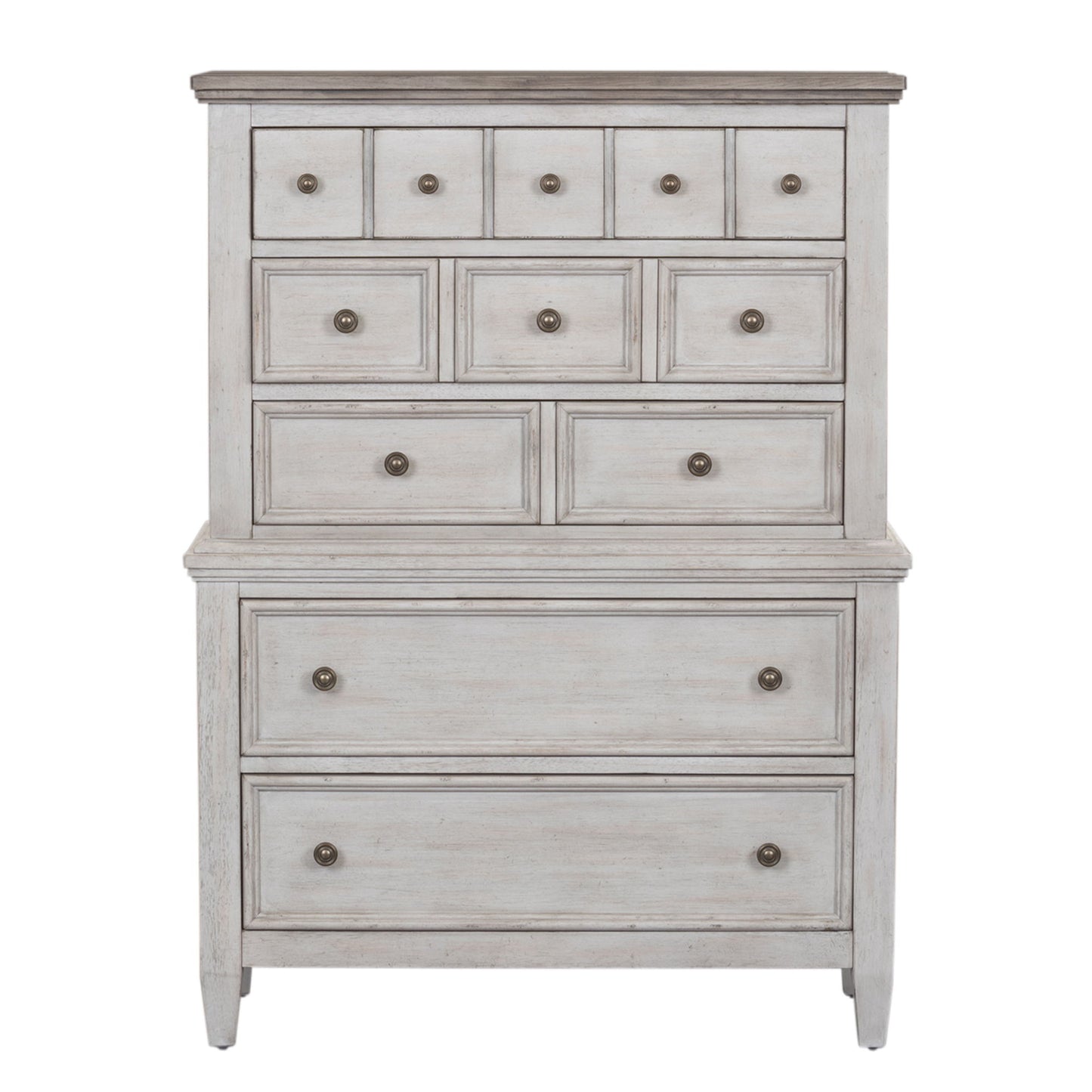 Heartland - 5 Drawer Chest - White - Hornell Furniture Outlet
