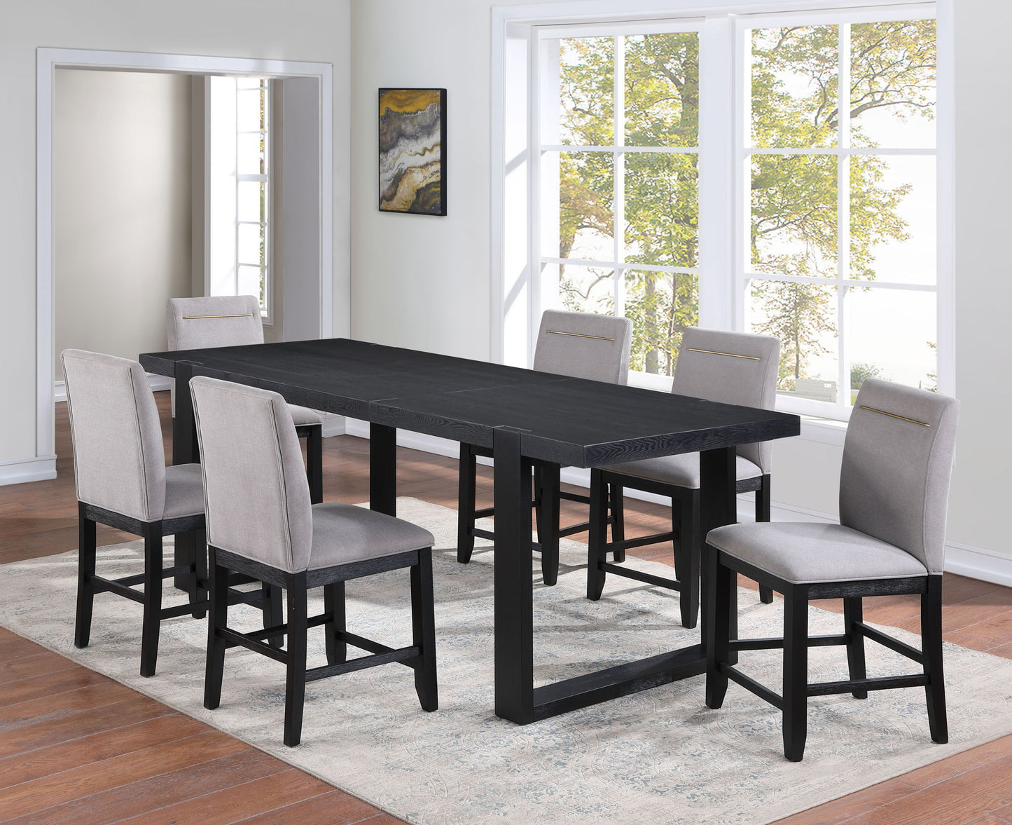 Yves - Counter Height Dining Set - Hornell Furniture Outlet