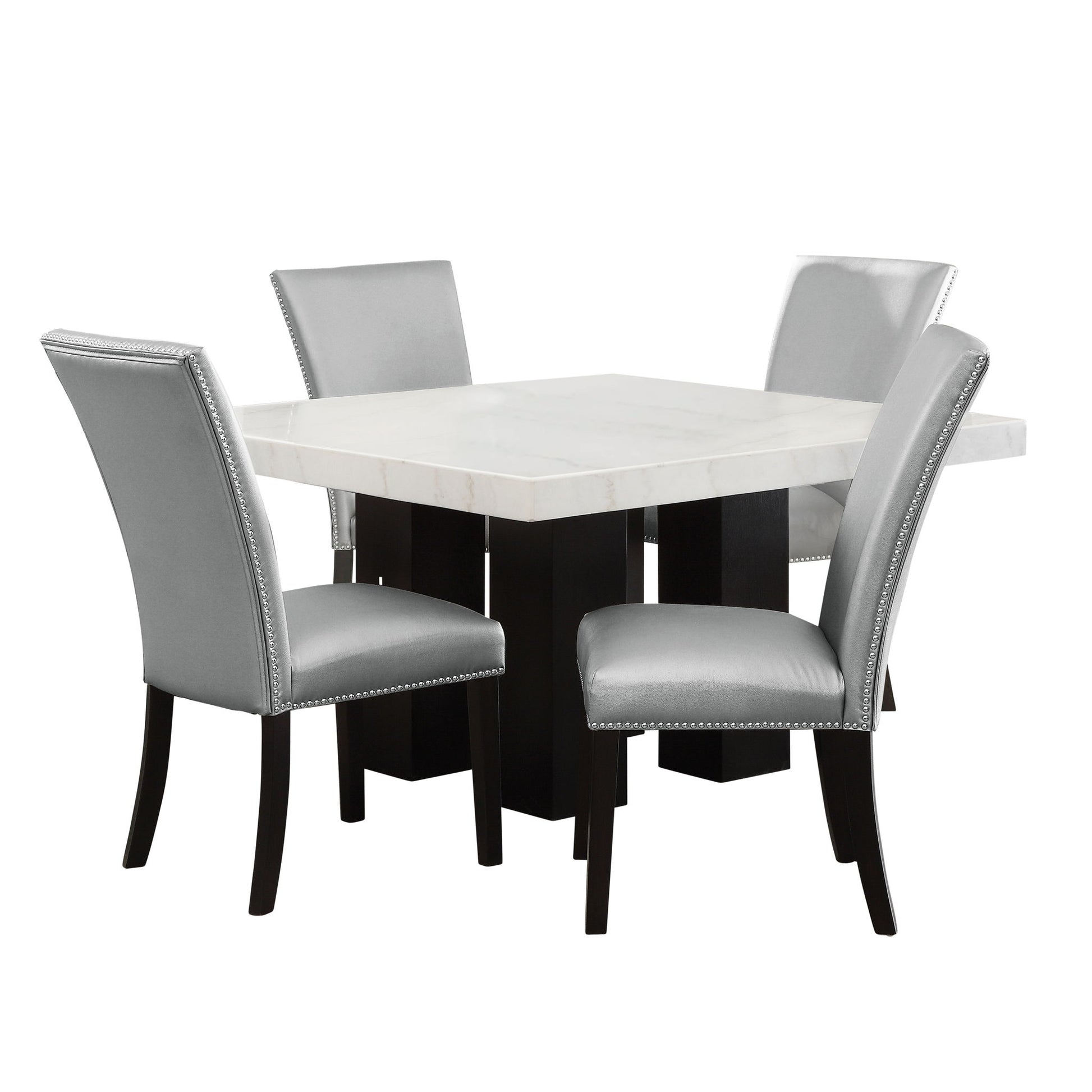 Camila - Square Dining Set - White Top - Hornell Furniture Outlet