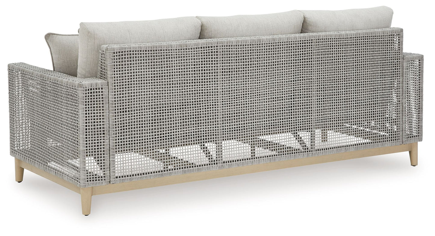 Seton Creek - Gray - Sofa With Cushion - Hornell Furniture Outlet