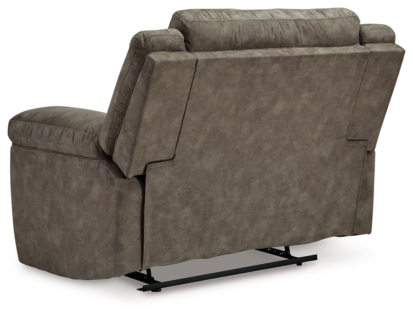 Laresview - Fossil - Zero Wall Wide Seat Recliner - Hornell Furniture Outlet