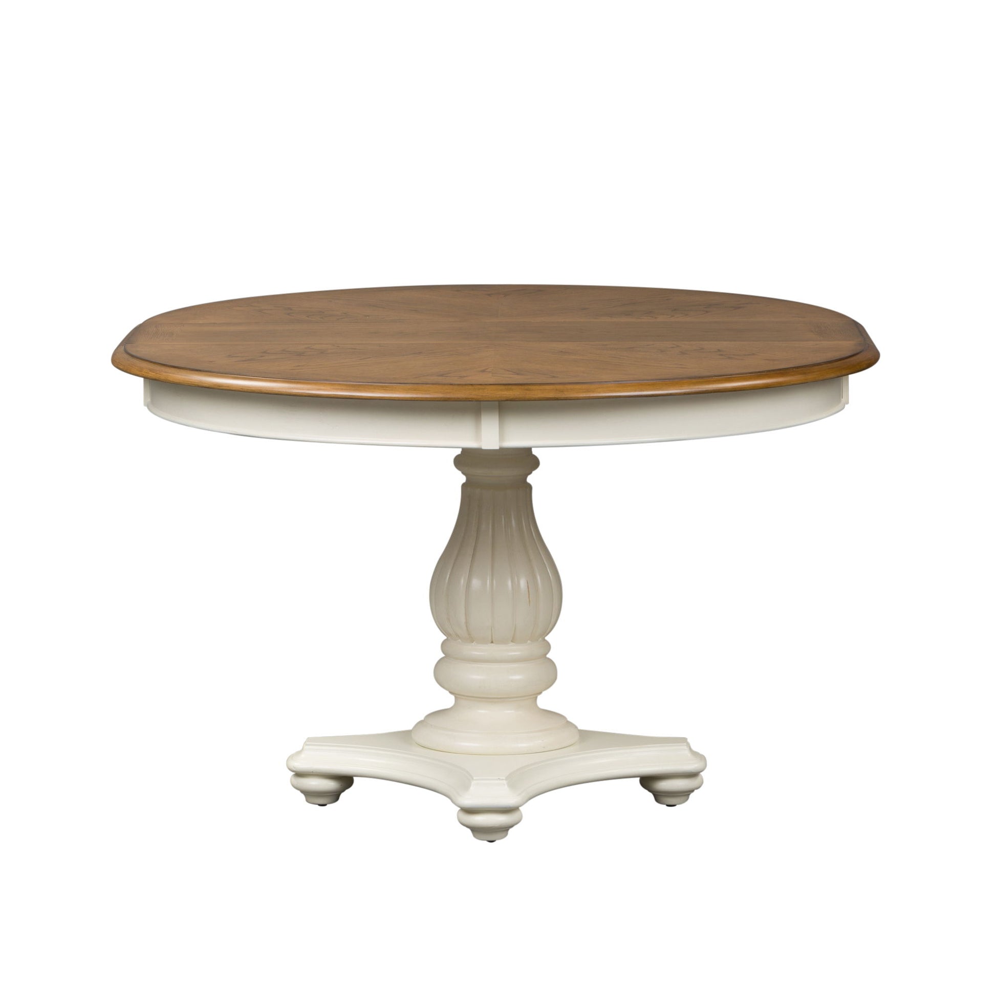 Cumberland Creek - Pedestal Table Set - White - Hornell Furniture Outlet
