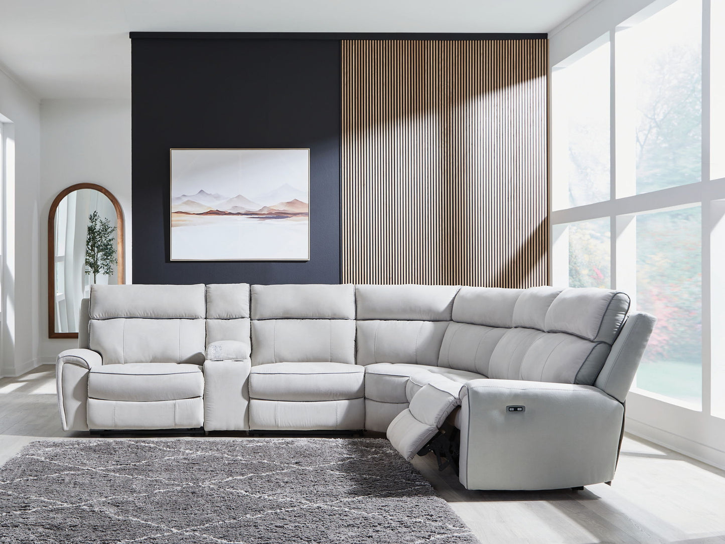 Social Pointe - Reclining Sectional - Hornell Furniture Outlet