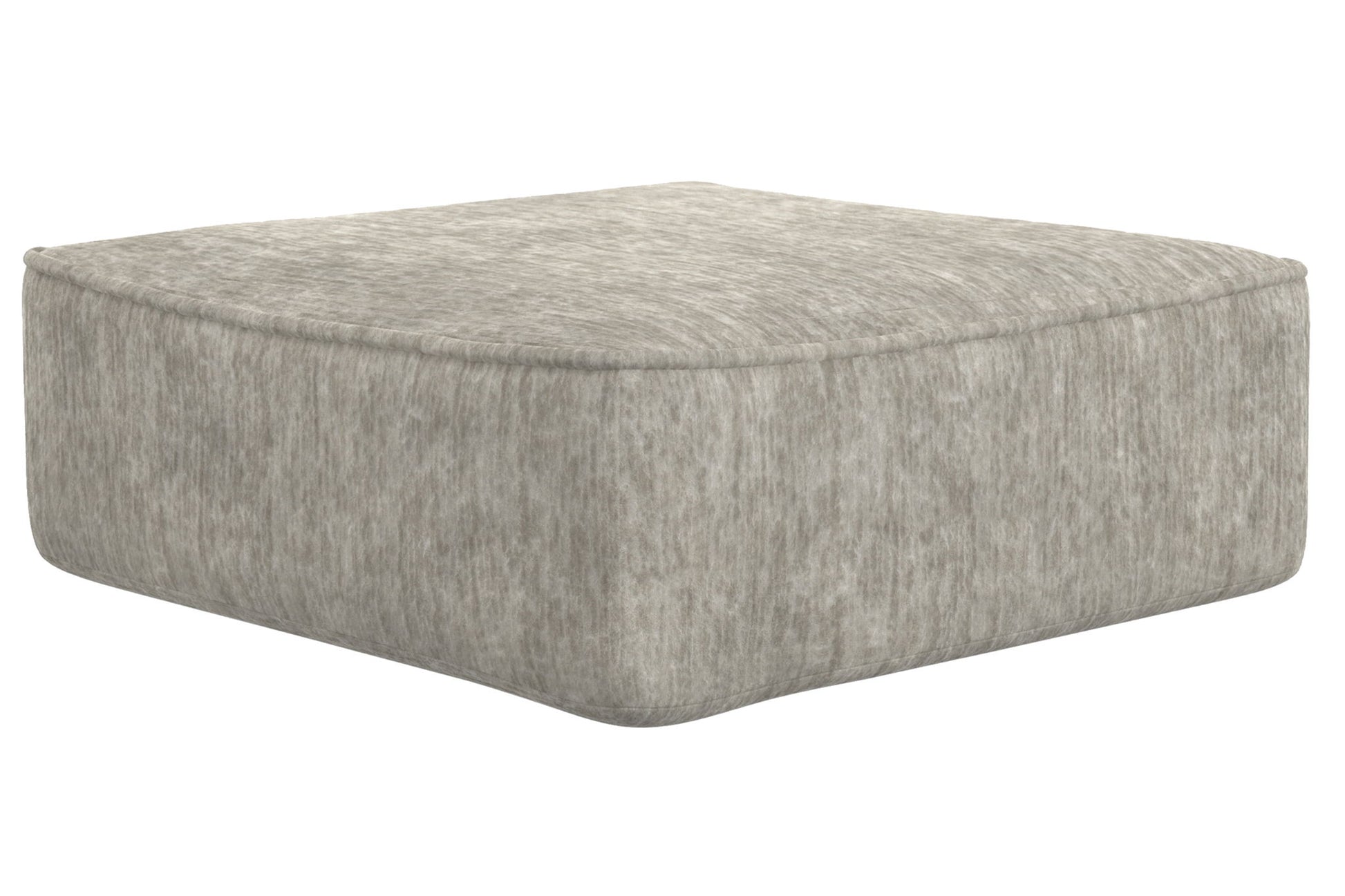 Bucktown - Cocktail Ottoman - Parchment - Hornell Furniture Outlet