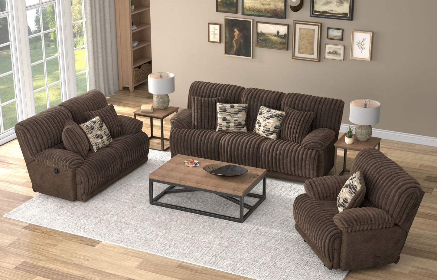 Hollifield - Reclining Loveseat - Hornell Furniture Outlet