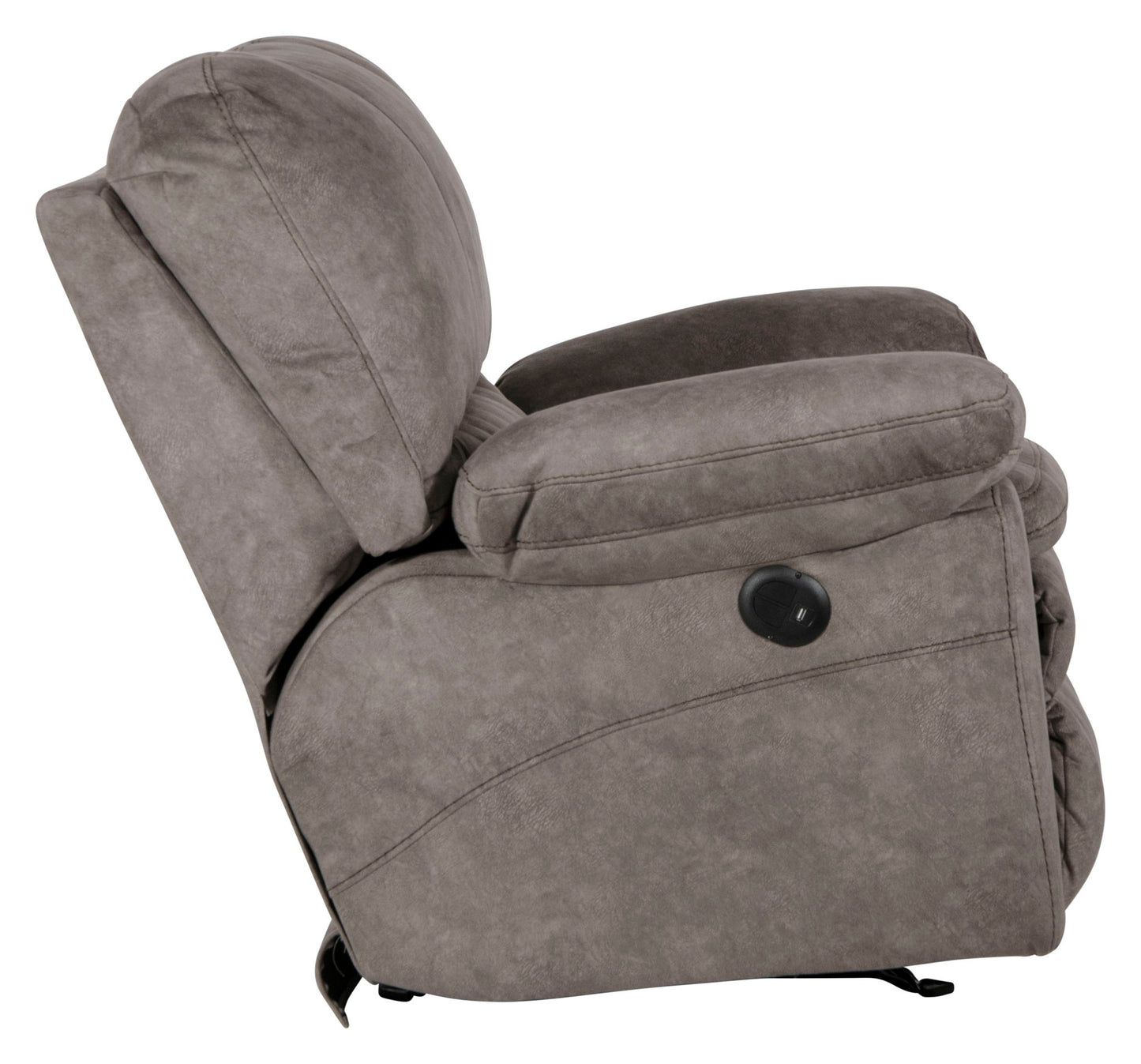 Reyes - Power Lay Flat Recliner - Hornell Furniture Outlet