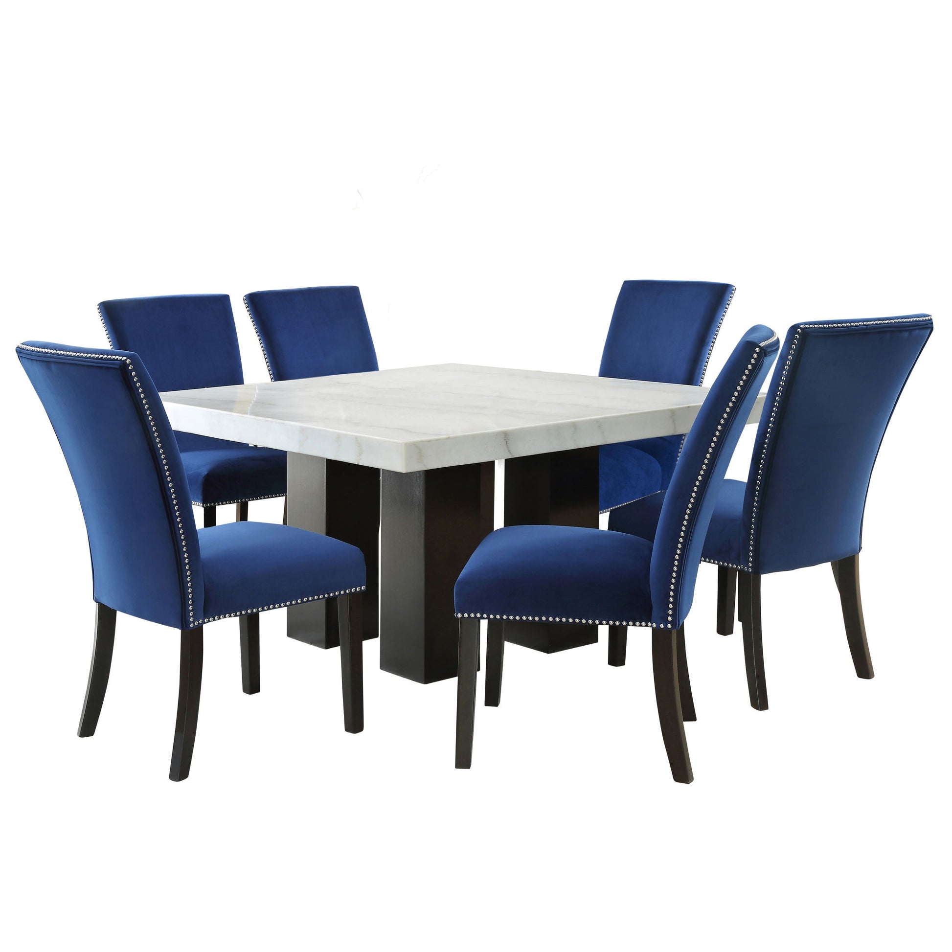 Camila - Square Dining Set - White Top - Hornell Furniture Outlet