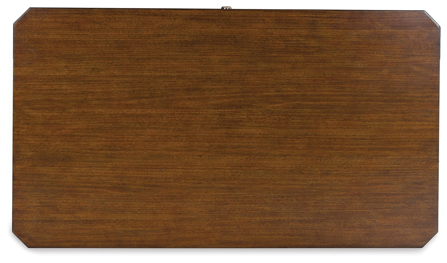 Trenmour - Medium Brown - Rectangular Cocktail Table - Hornell Furniture Outlet