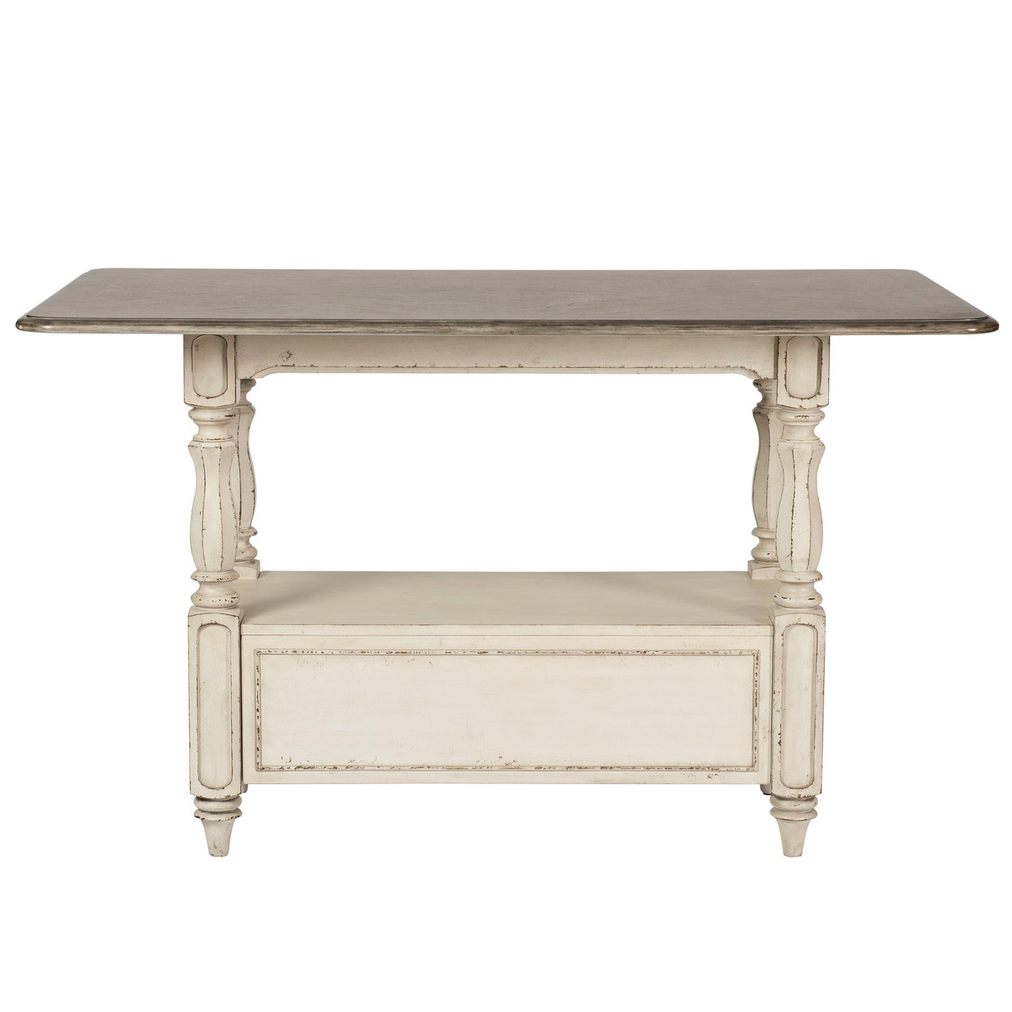 Magnolia Manor - Gathering Table - White - Hornell Furniture Outlet