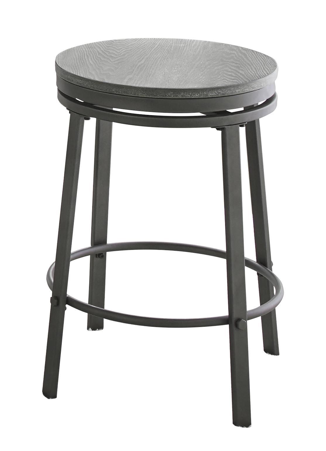 Portland - Counter Stool (Set of 2) - Dark Gray - Hornell Furniture Outlet
