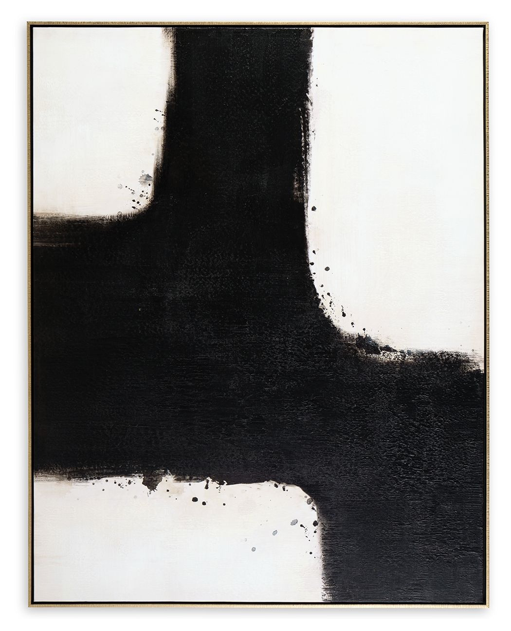 Reighlea - Black / White - Wall Art - Hornell Furniture Outlet