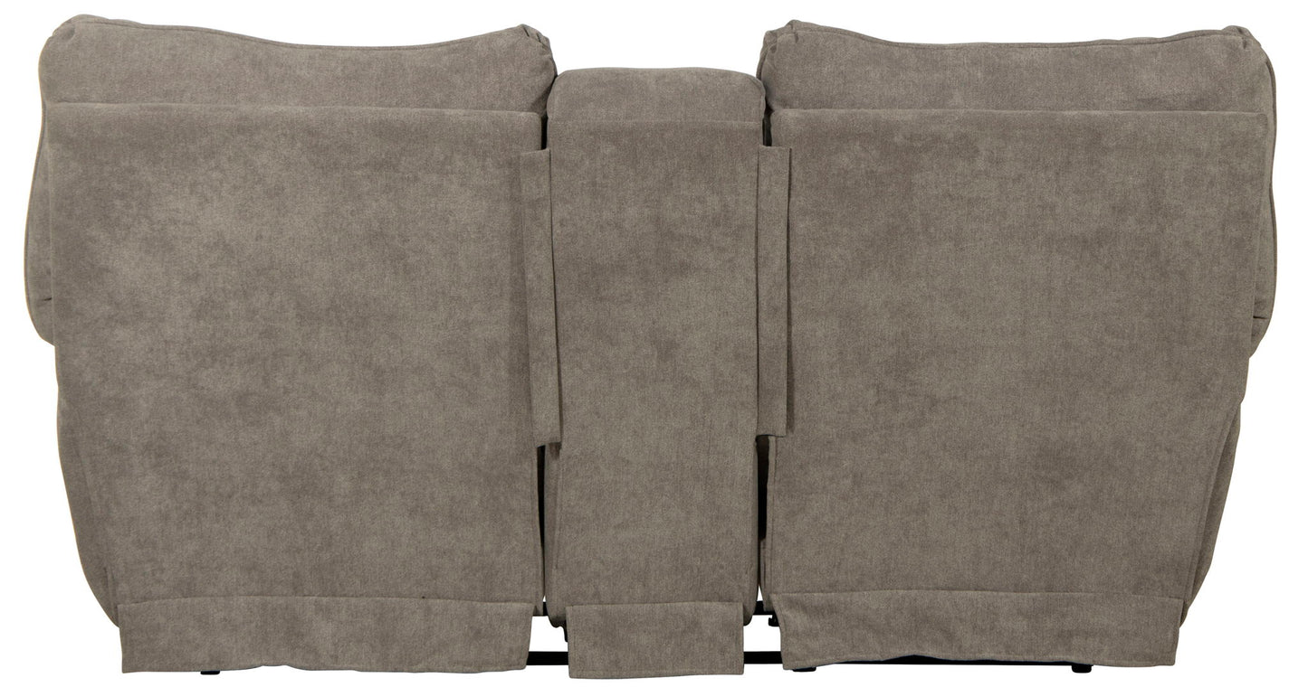Sadler - Lay Flat Reclining Console Loveseat - Hornell Furniture Outlet