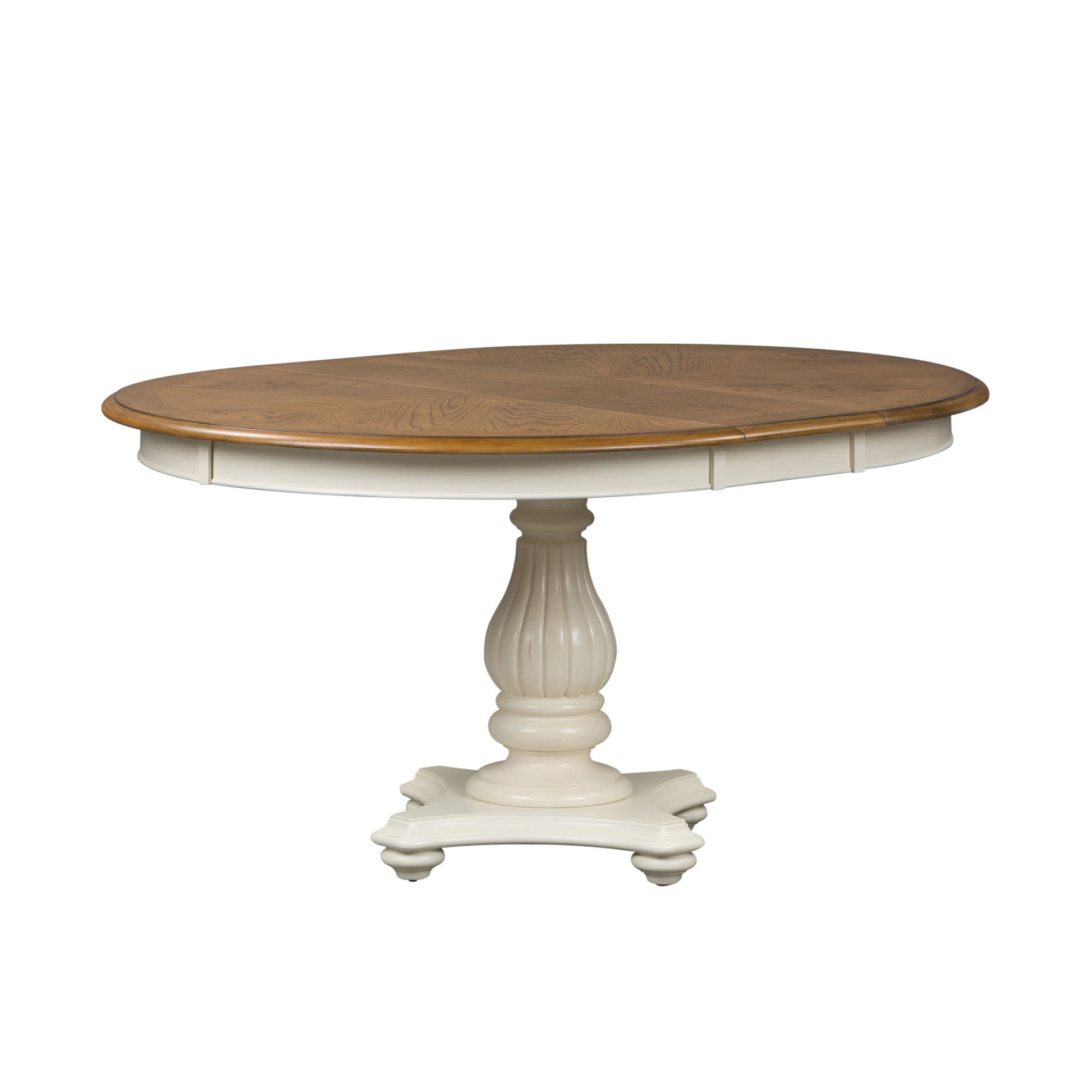 Cumberland Creek - Pedestal Table Set - White - Hornell Furniture Outlet