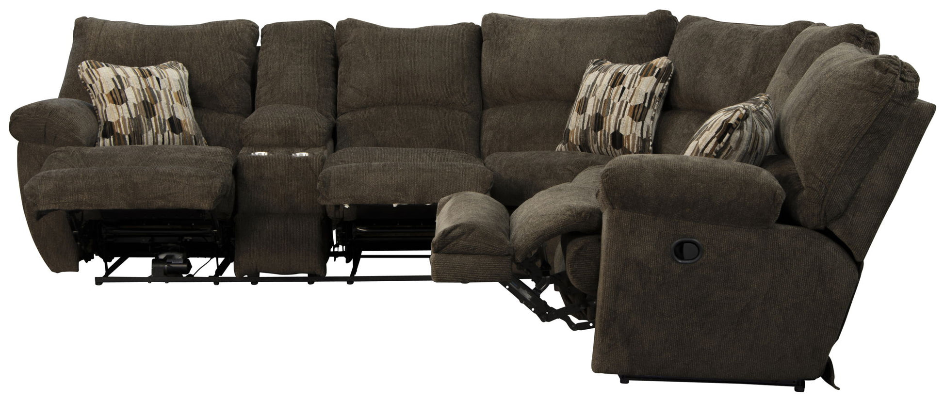 Elliott - Reclining Sectional - Hornell Furniture Outlet