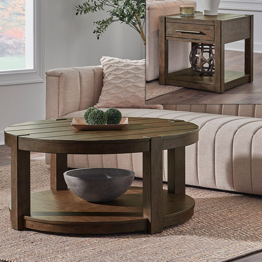 Broadmore - Optional 3 Piece Set - Brown - Hornell Furniture Outlet