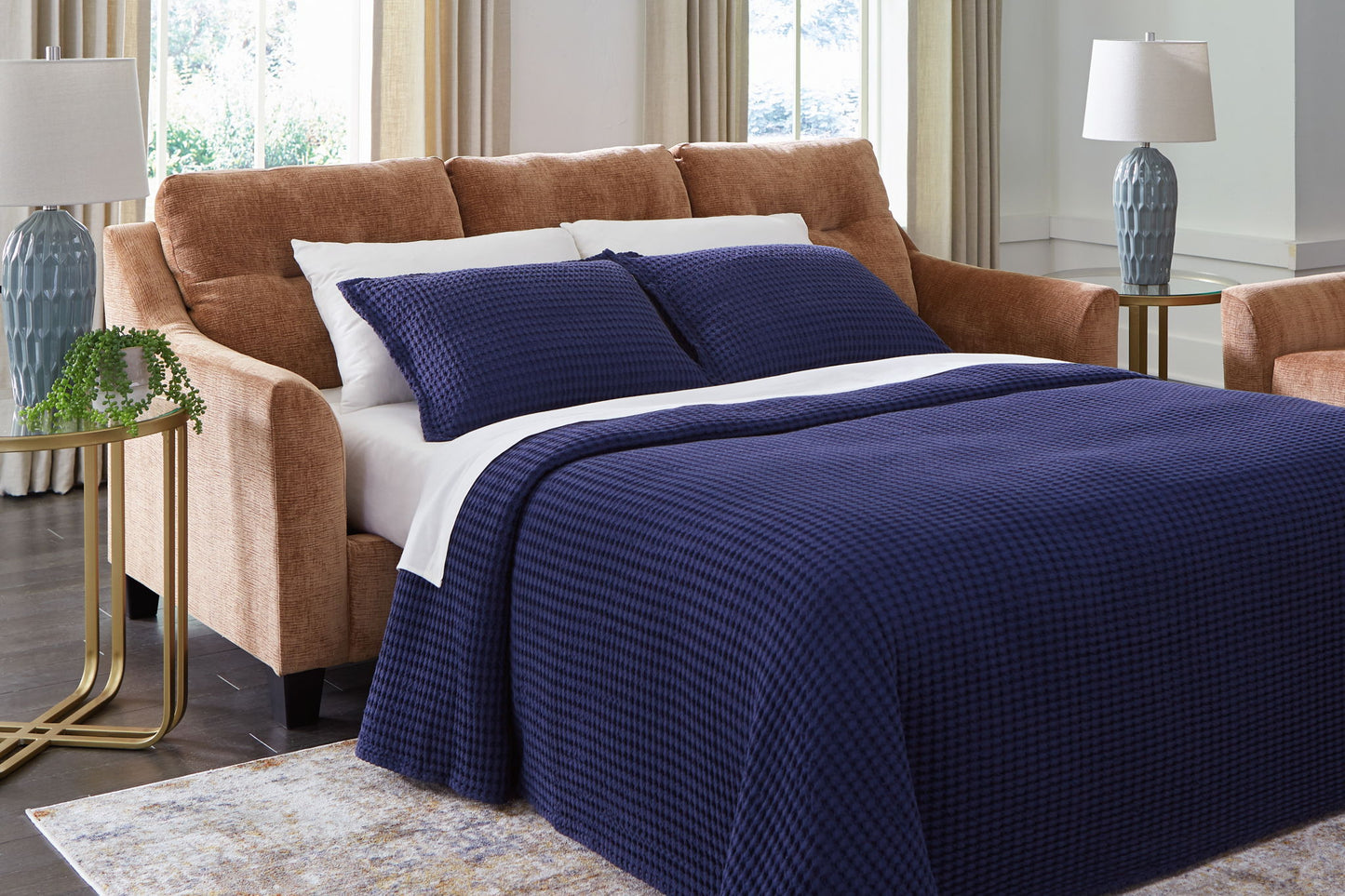 Amity Bay - Sofa Chaise Sleeper - Hornell Furniture Outlet