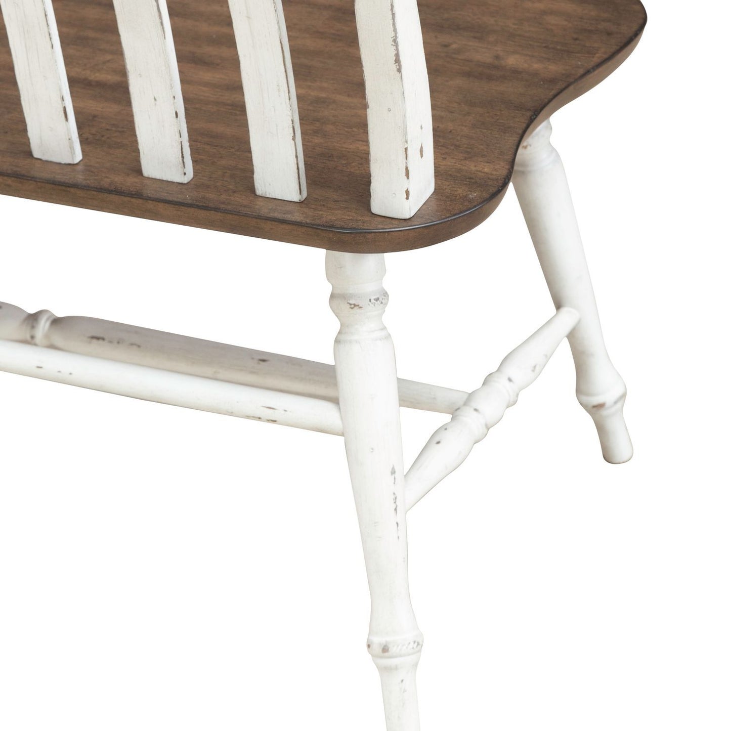 Al Fresco - Slat Back Bench (RTA) - White - Hornell Furniture Outlet