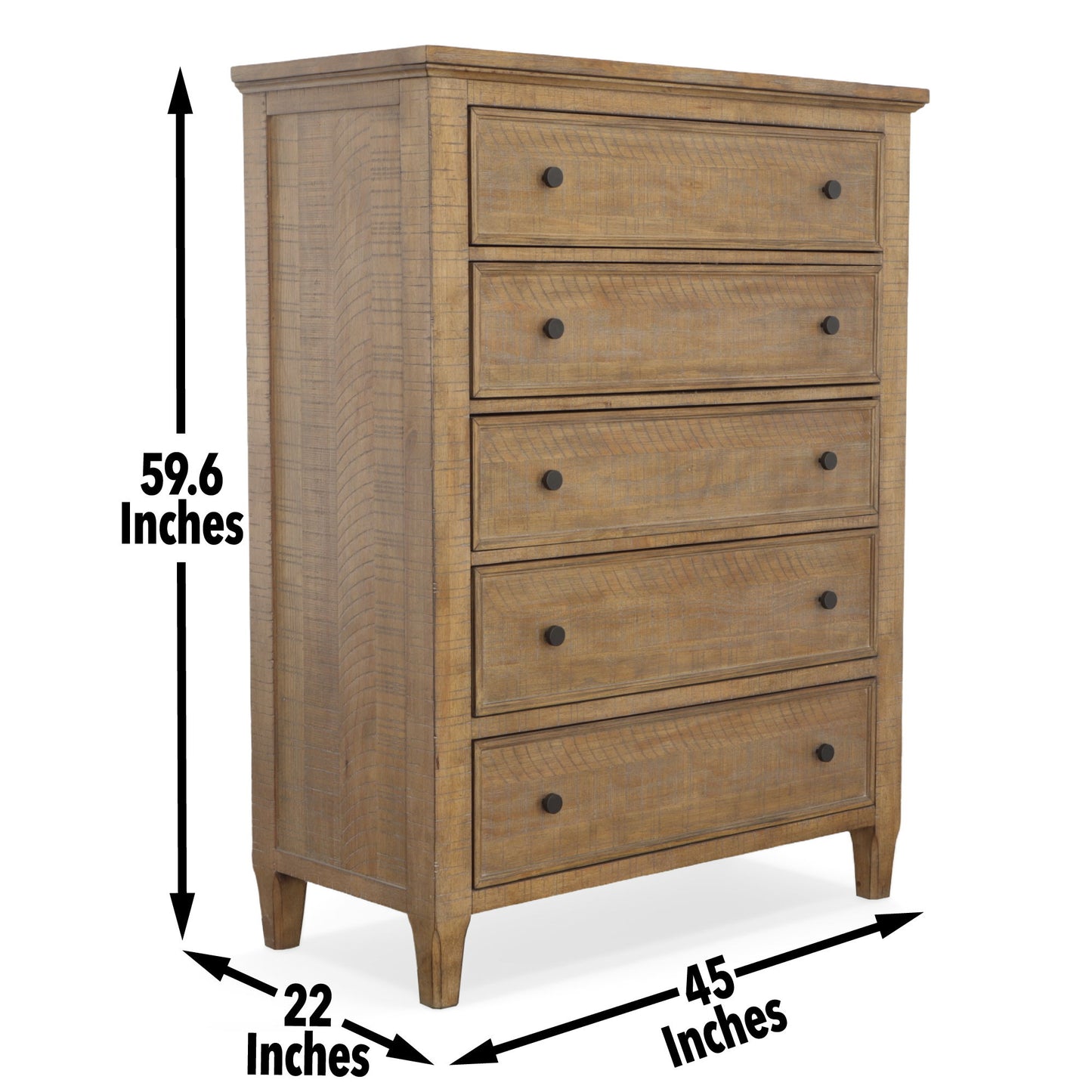 Riverdale - Drawer Chest - Dark Brown - Hornell Furniture Outlet