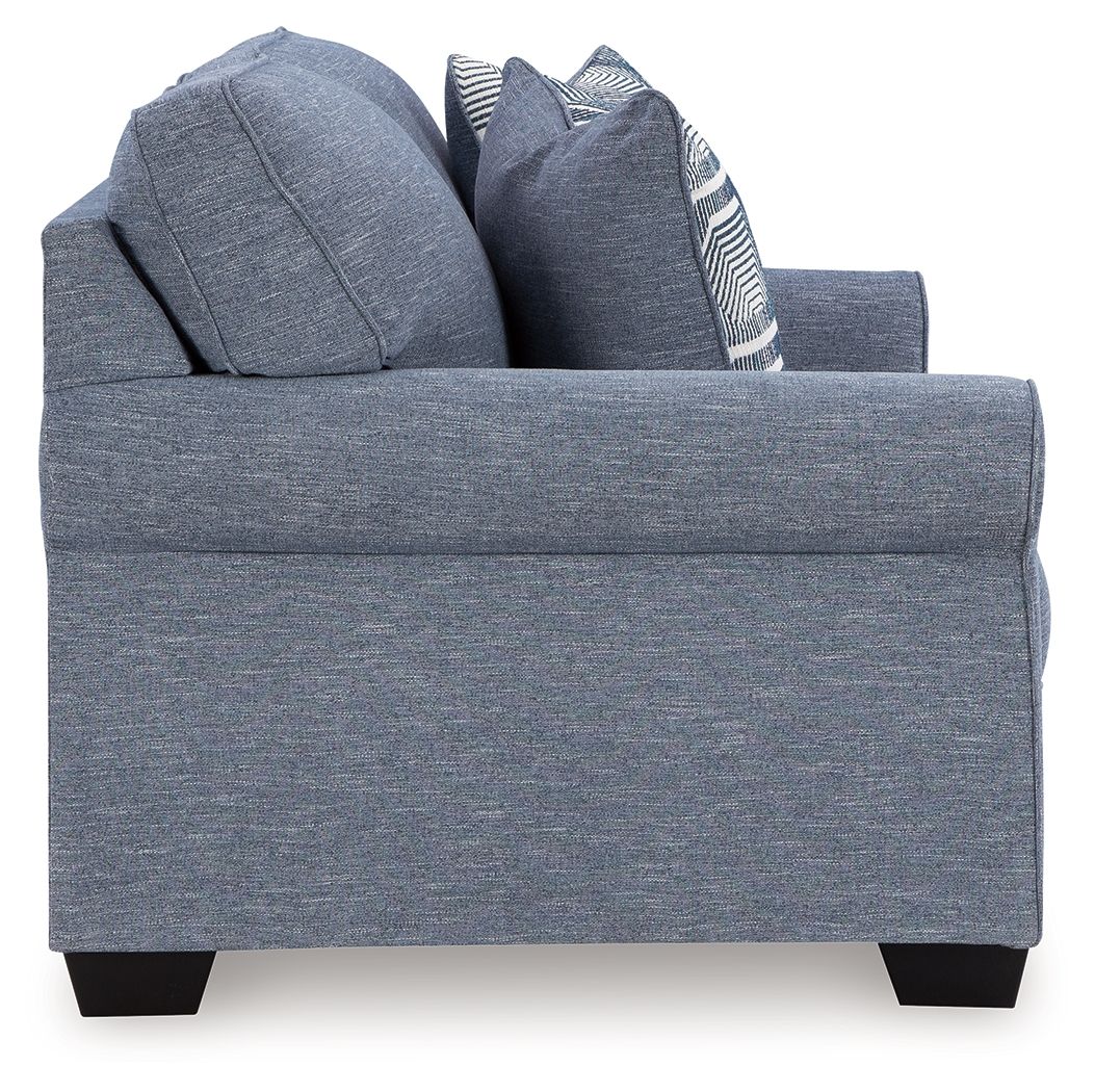 Carissa Manor - Denim - Loveseat - Hornell Furniture Outlet