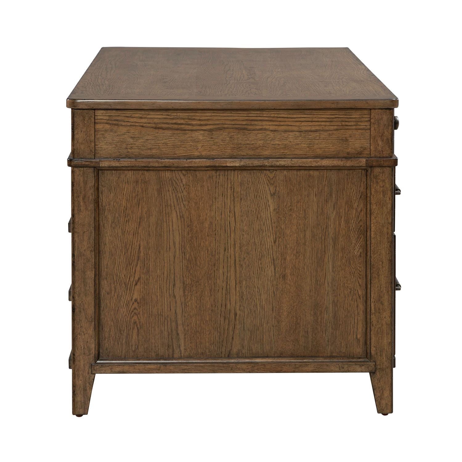 Carolina Park - Jr Executive Desk - Brown - Hornell Furniture Outlet