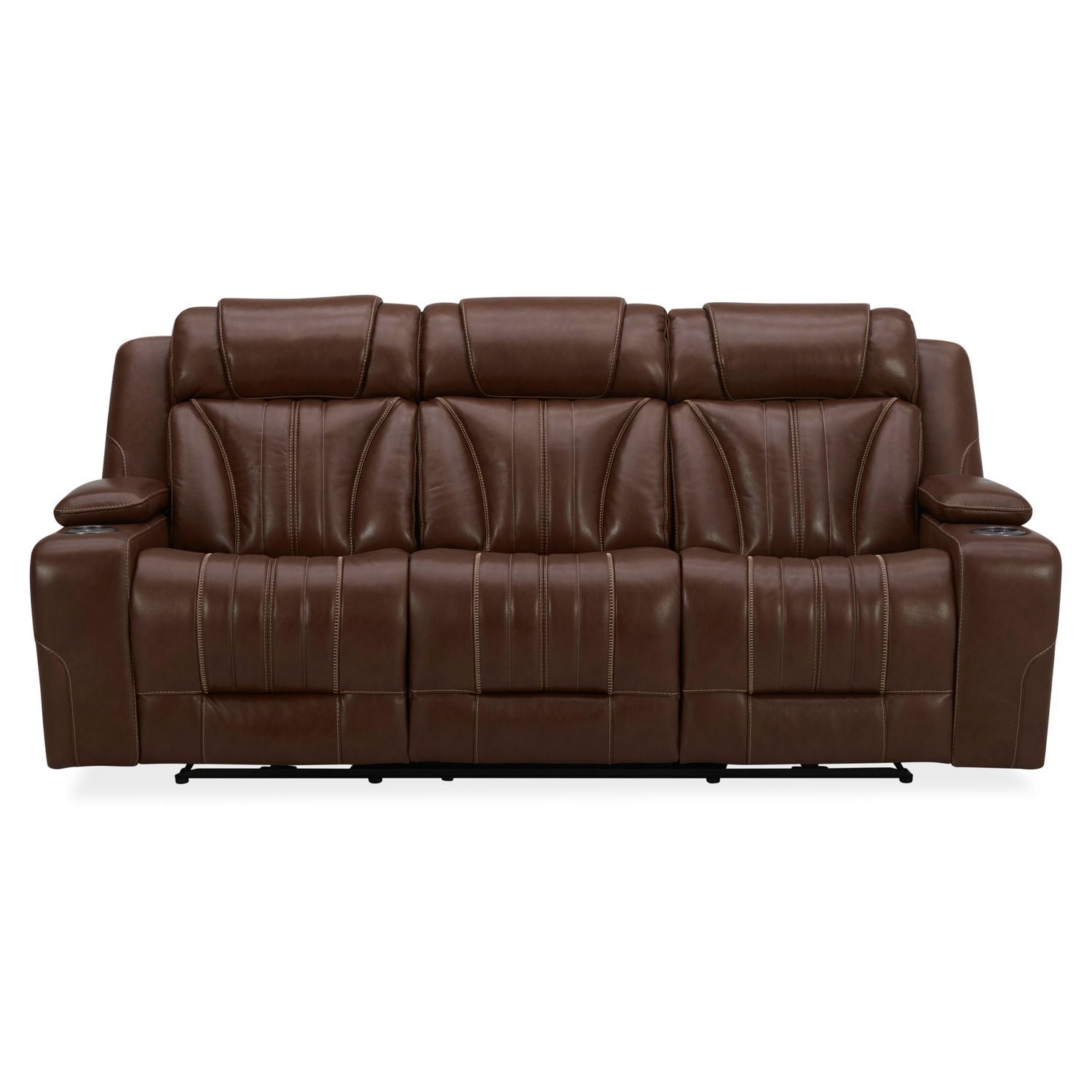Caswell - Sofa P2 & ZG - Brown - Hornell Furniture Outlet