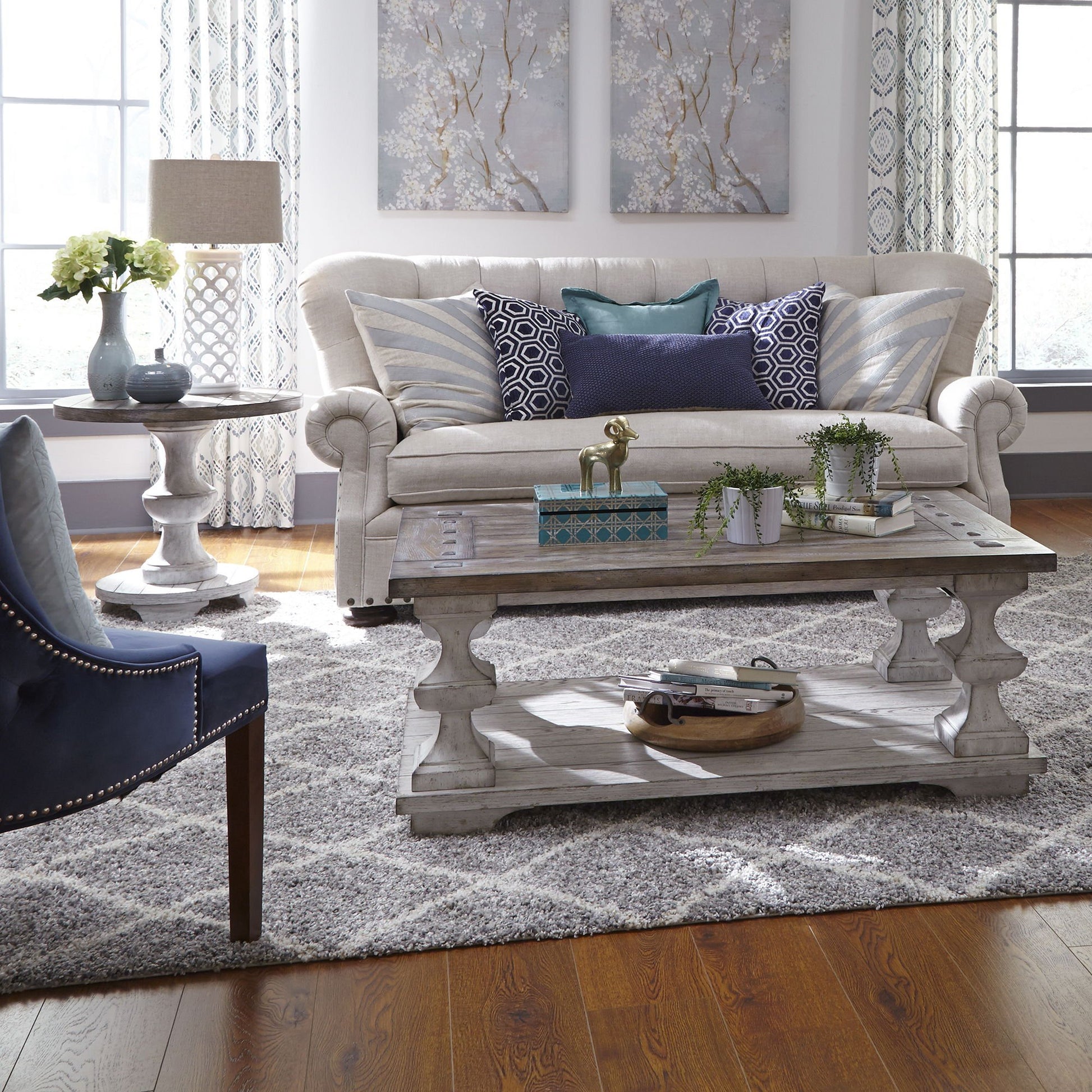 Sedona - 3 Piece Table Set - White - Hornell Furniture Outlet