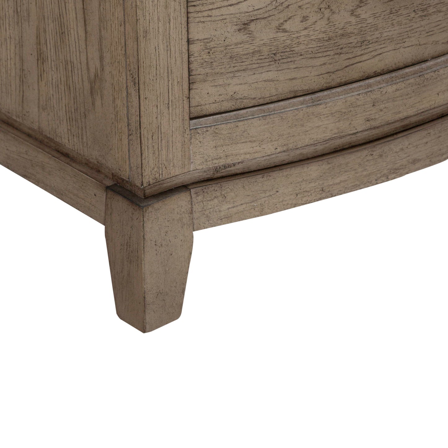 Avalon - Nightstand With Charging Station - Burnished Beige - Hornell Furniture Outlet
