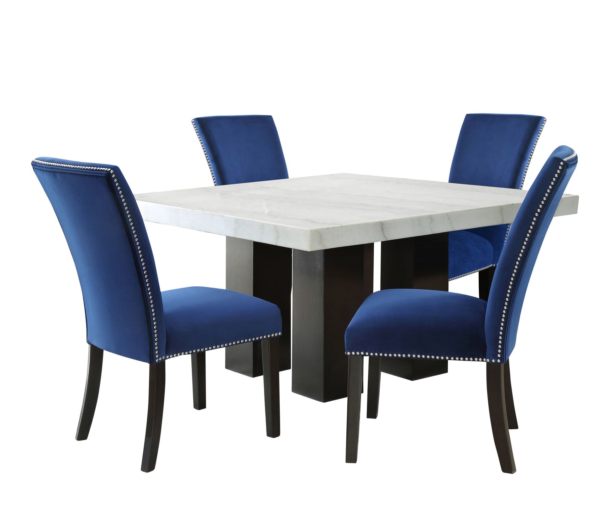 Camila - Square Dining Set - White Top - Hornell Furniture Outlet