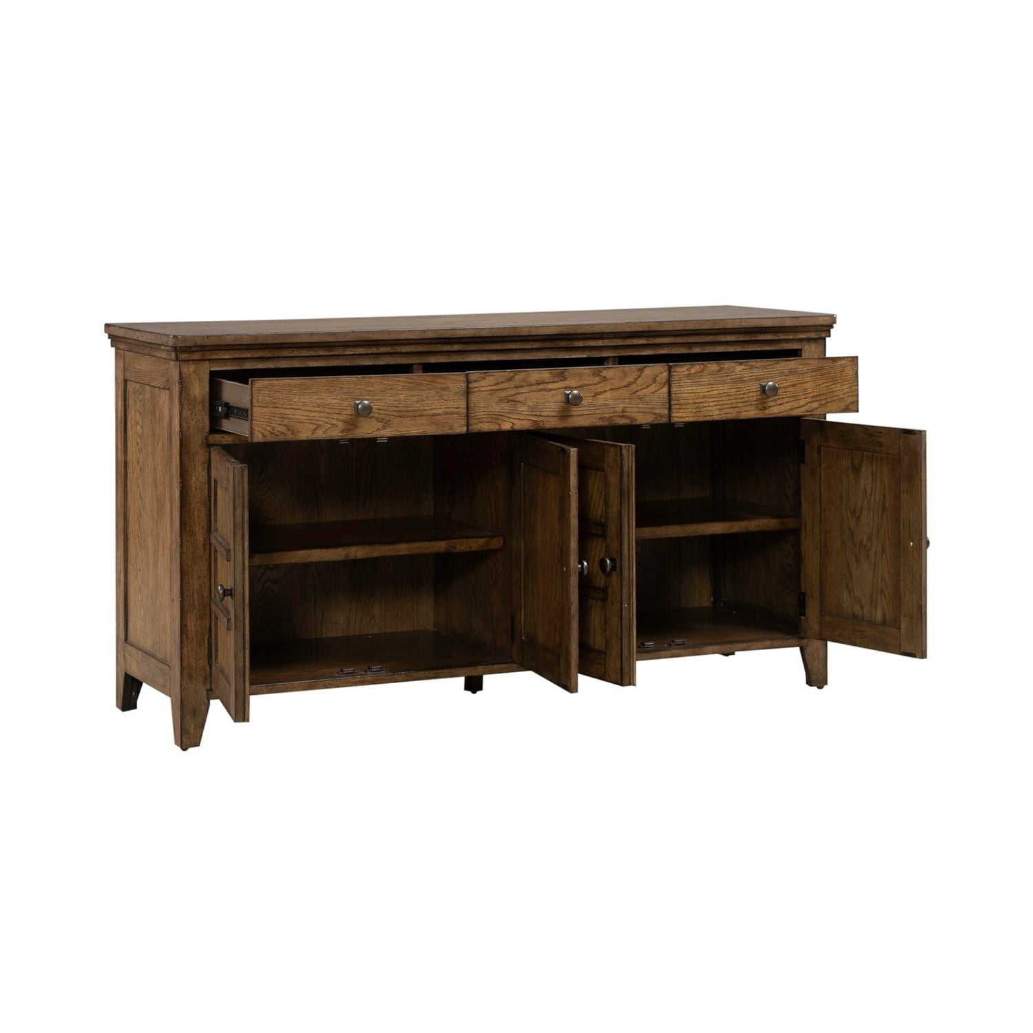 Carolina Park - Server - Brown - Hornell Furniture Outlet