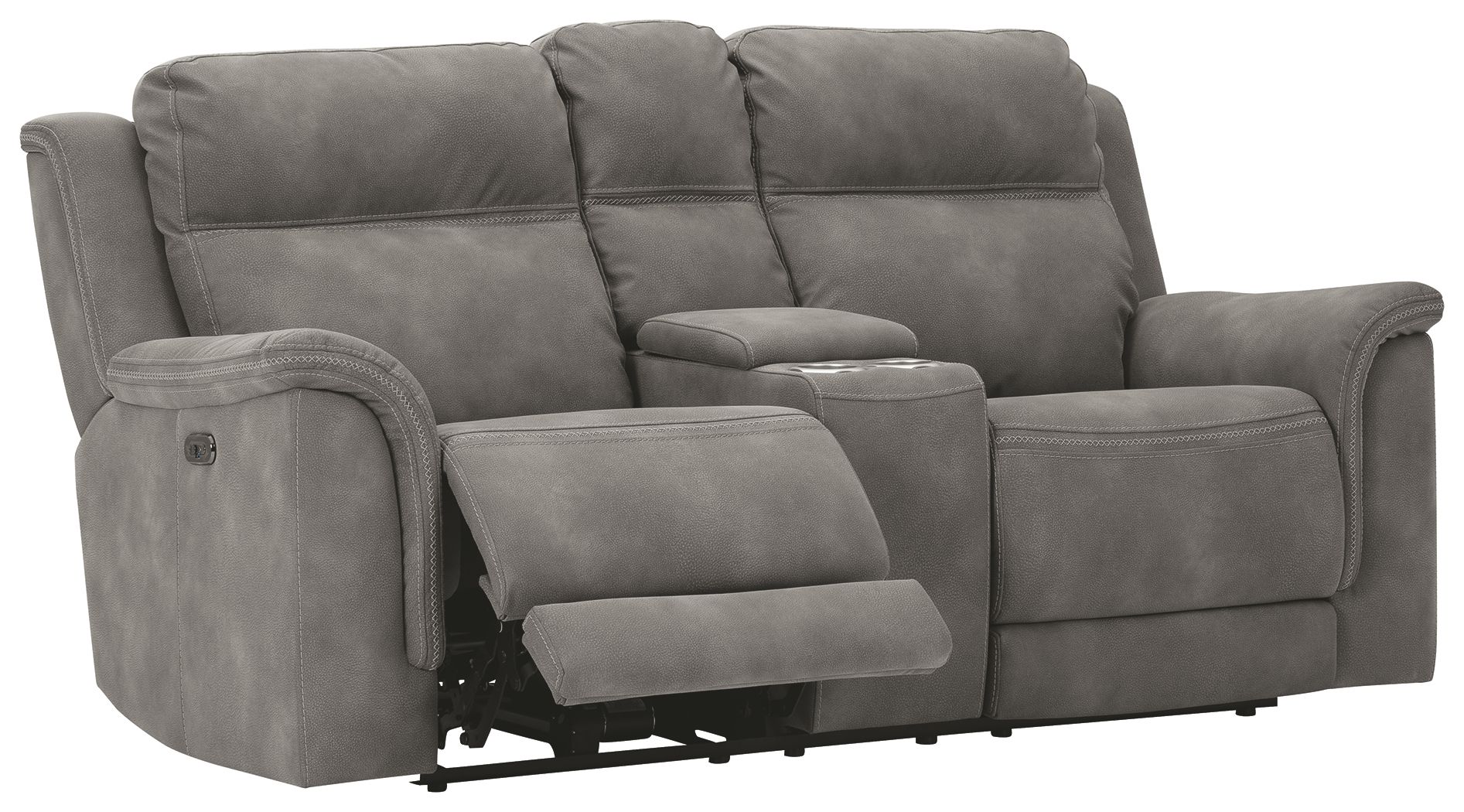 Next - Gen Durapella - Reclining Power Loveseat With Console - Hornell Furniture Outlet