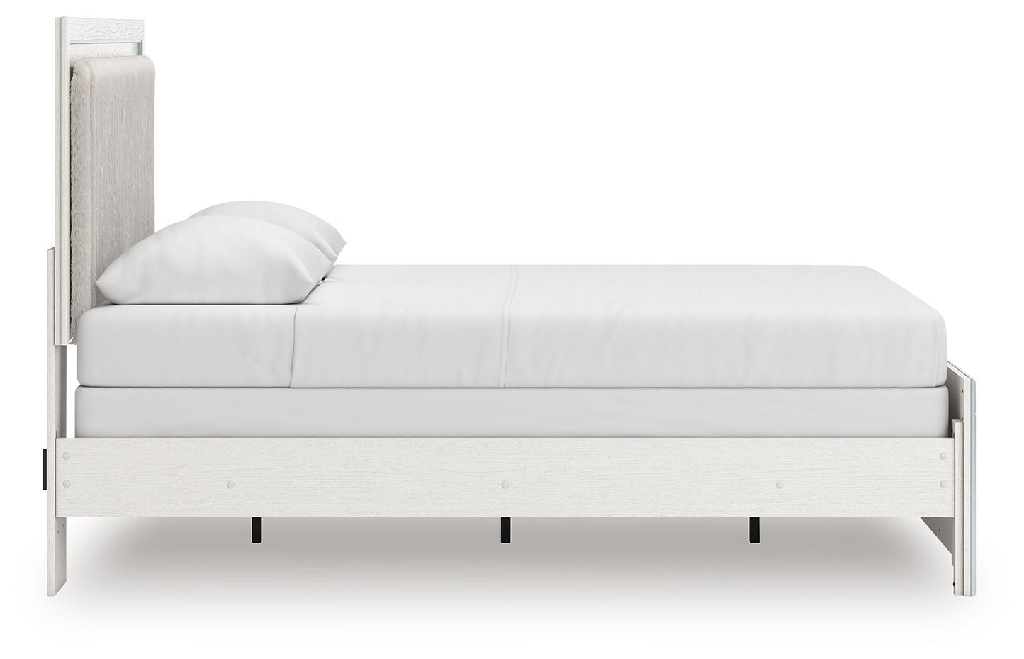 Zuraleus - Queen Upholstered Panel Bed - White - Hornell Furniture Outlet