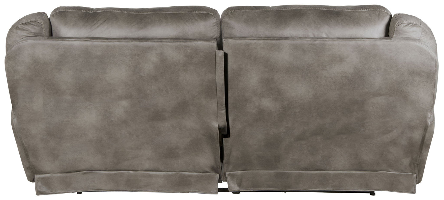 Ferrington - Power Lay Flat Reclining Sofa with Power Adjustable Headrest - Hornell Furniture Outlet