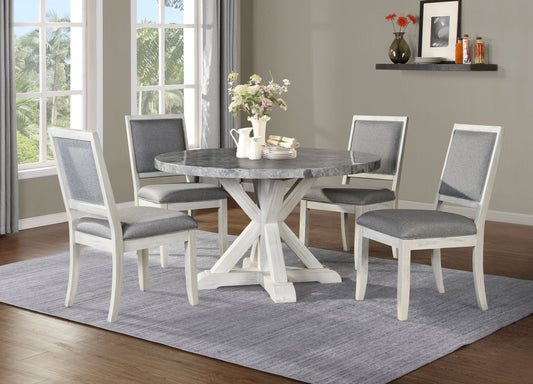 Canova - Dining Set With Round Table - Hornell Furniture Outlet