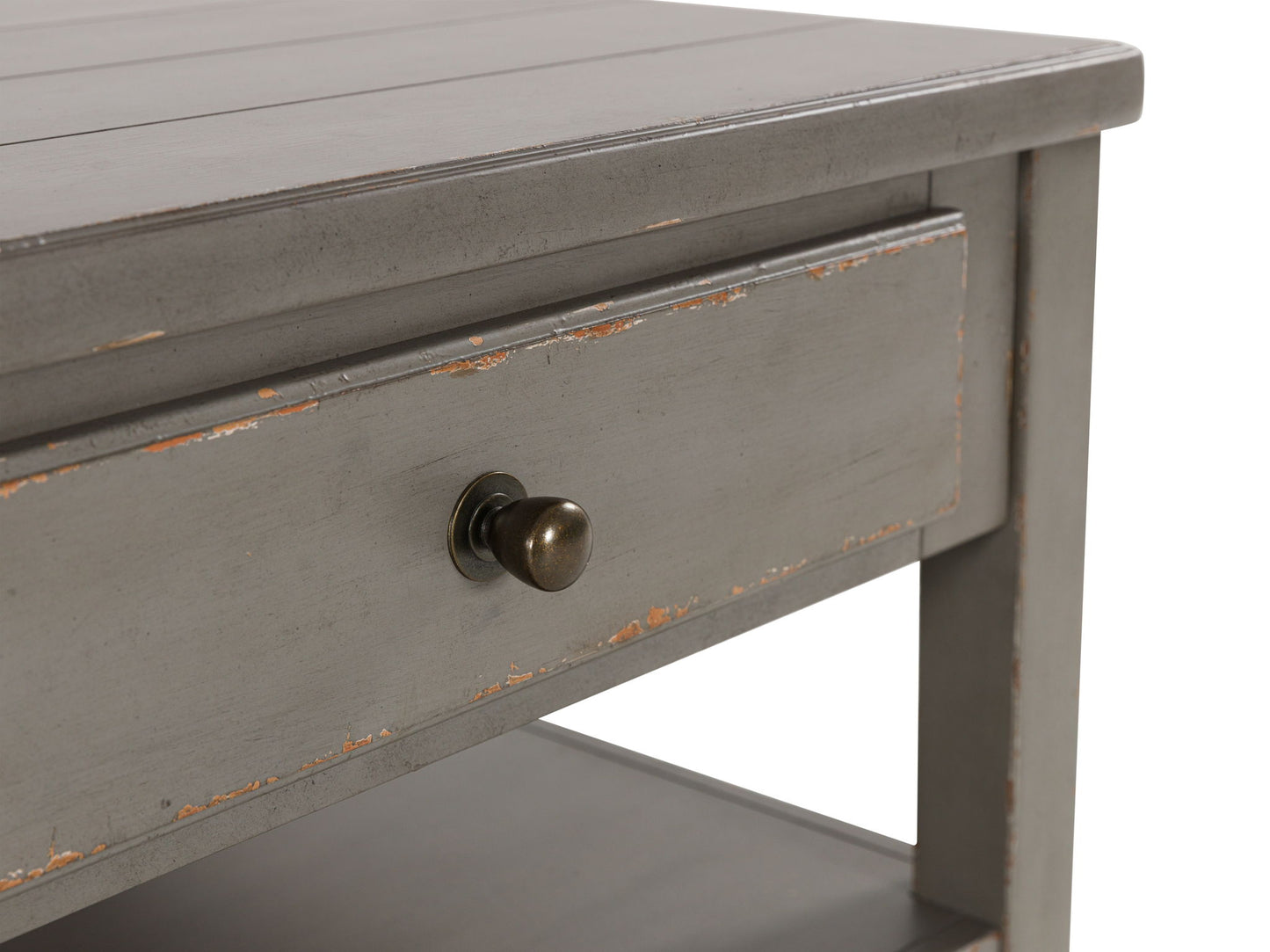 Charina - Antique Gray - Rectangular Cocktail Table - Hornell Furniture Outlet