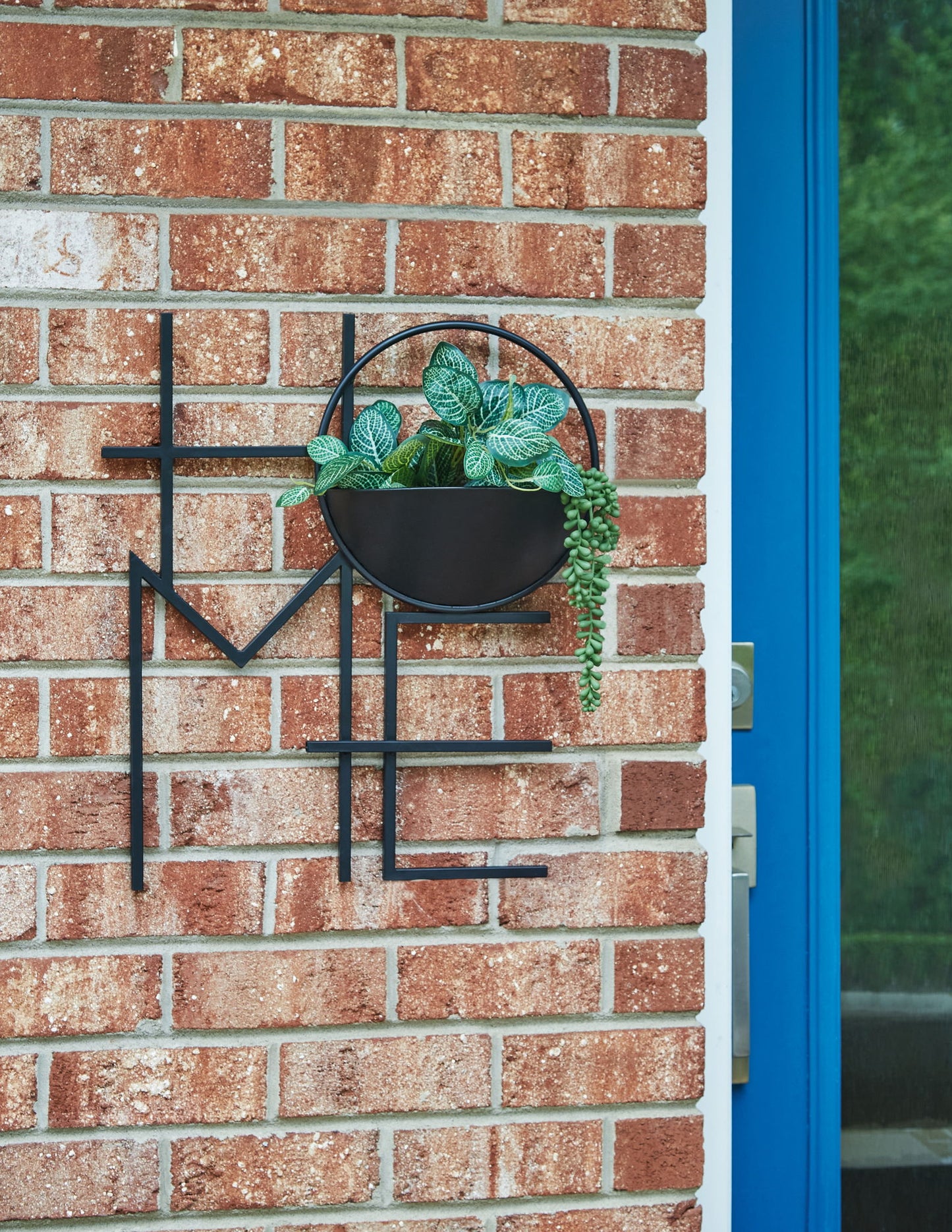 Dunster - Black - Wall Planter - Hornell Furniture Outlet