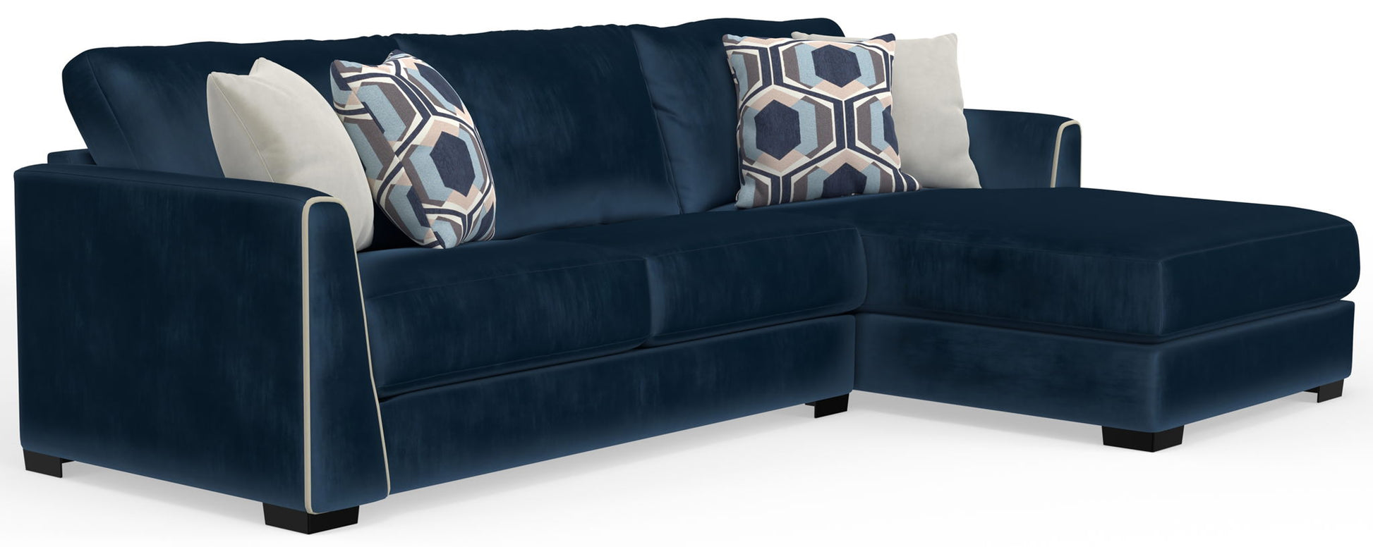 Jetson - Sectional With Comfort Coil Seat Cushions And Included Accent Pillows - Hornell Furniture Outlet