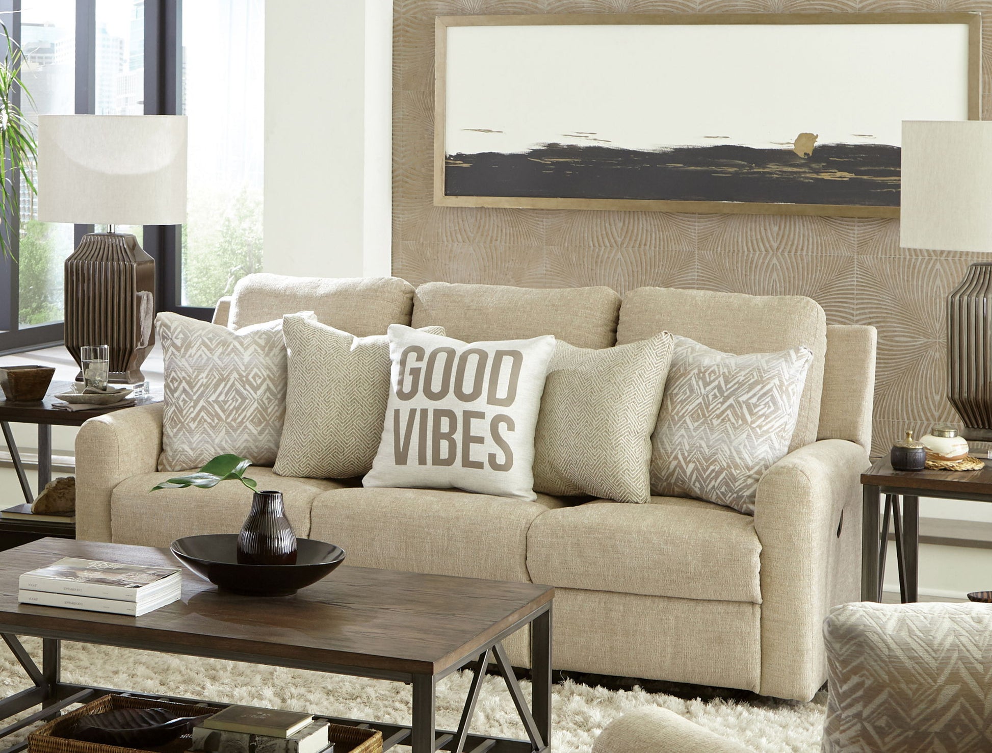 Calvin - Reclining Sofa - Hornell Furniture Outlet