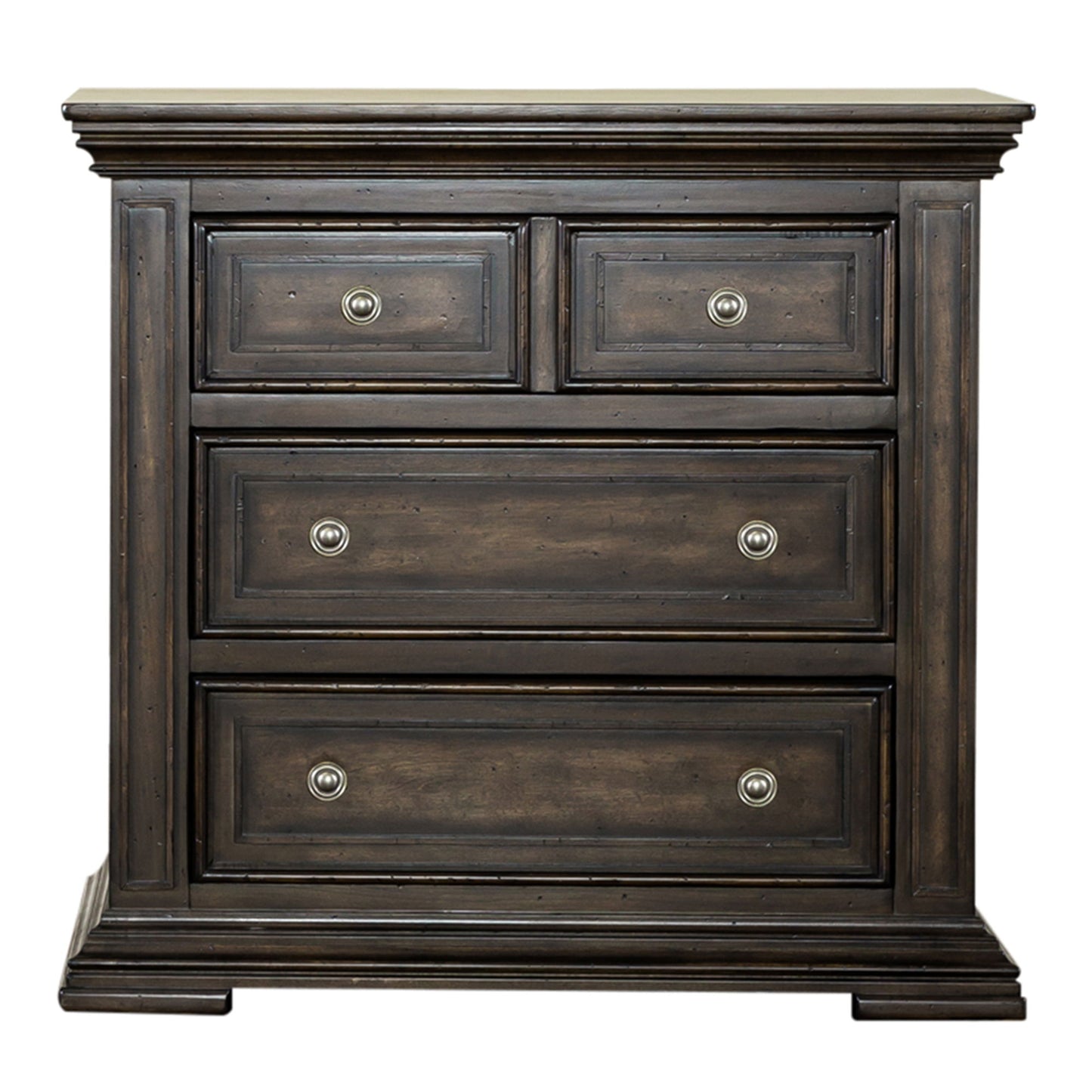 Big Valley - Bedside Chest With Charging Station - Hornell Furniture Outlet