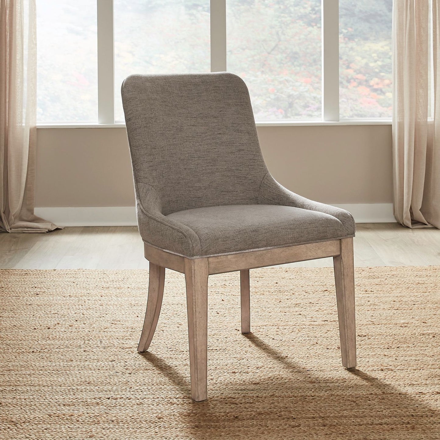 Proximity Place - Upholstered Side Chair (RTA) - Brown - Hornell Furniture Outlet